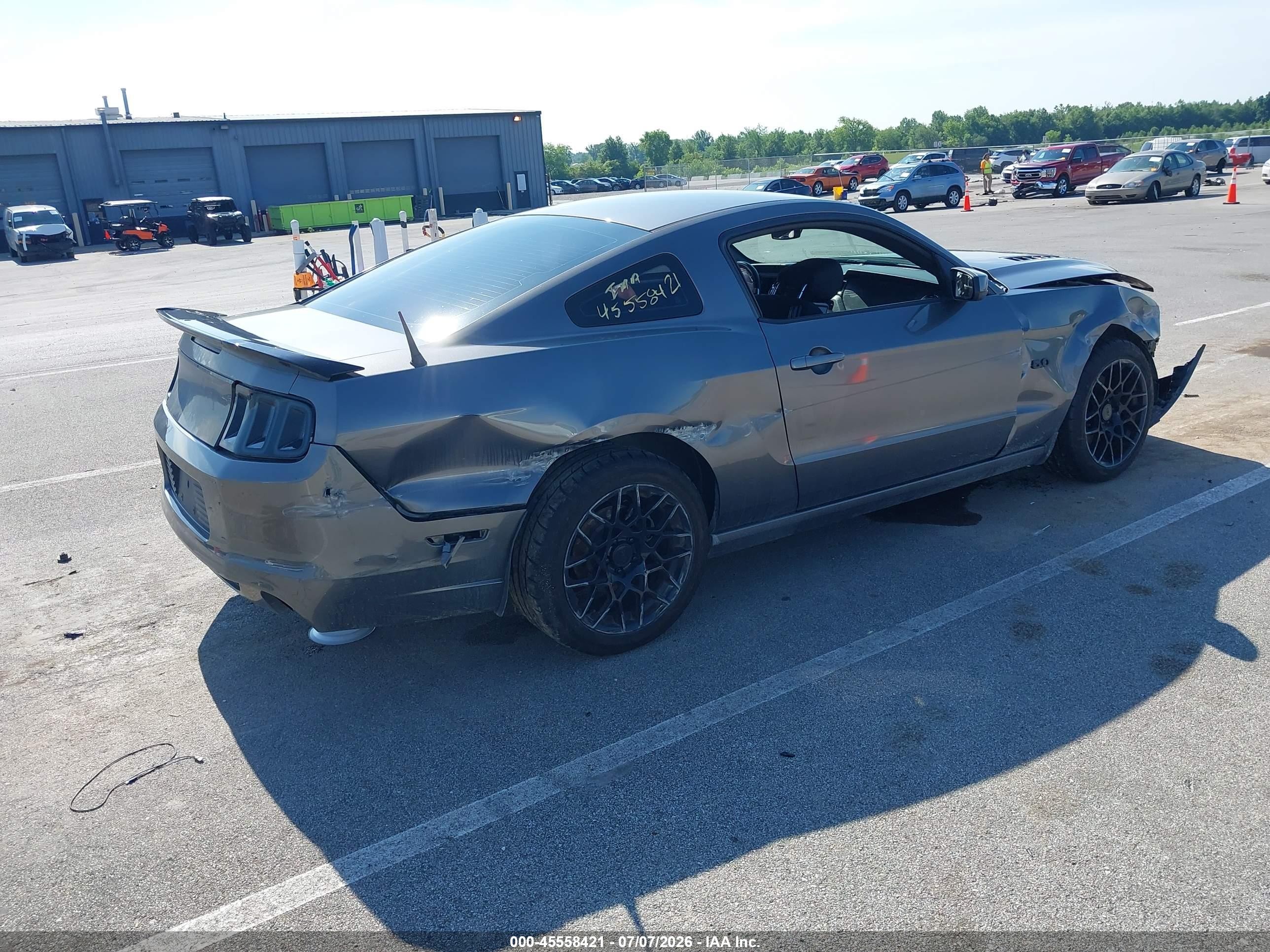 2014 Ford Mustang Gt/gt Premium Gray vin: 1ZVBP8CF6E5286706