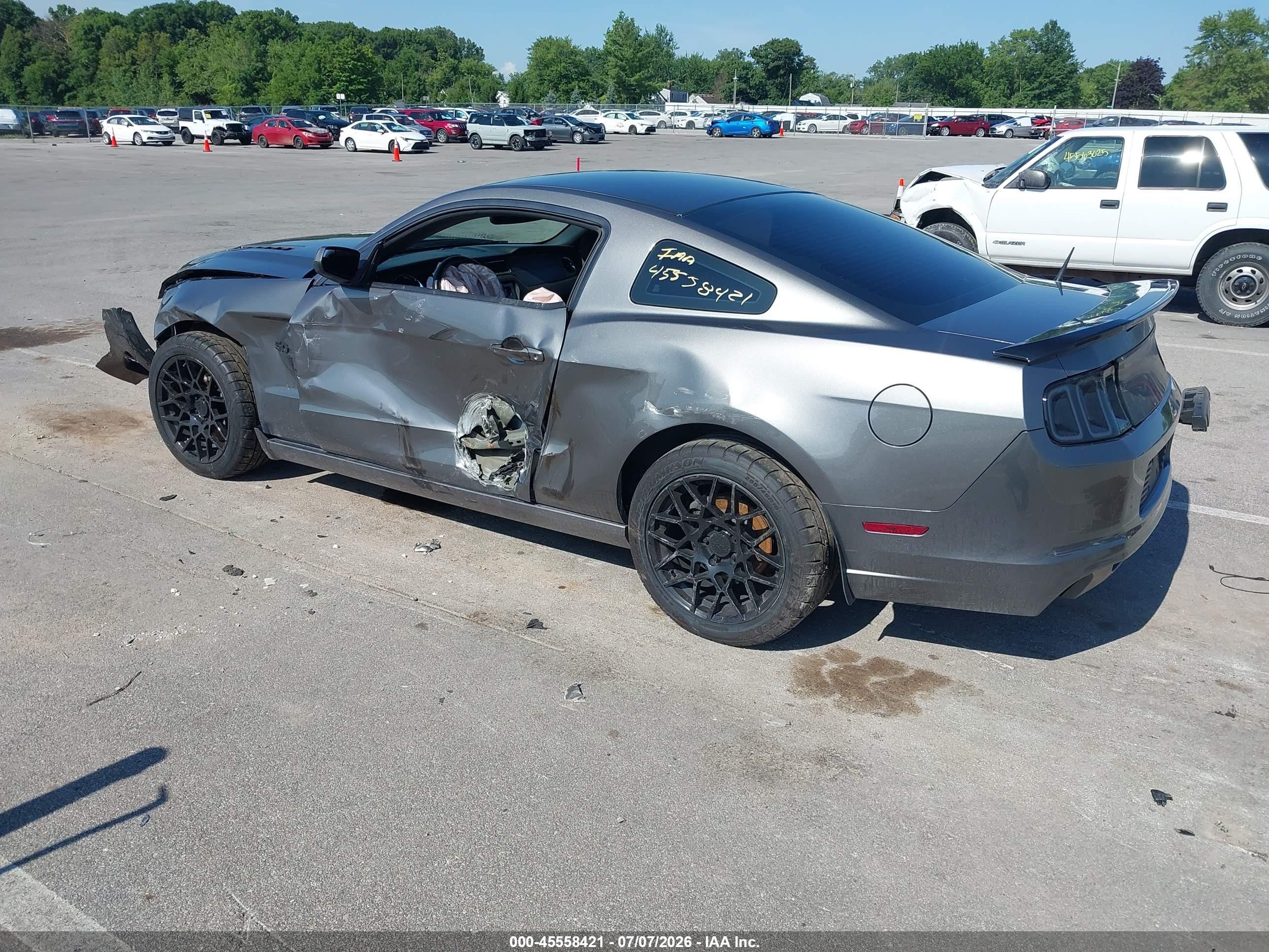 2014 Ford Mustang Gt/gt Premium Gray vin: 1ZVBP8CF6E5286706