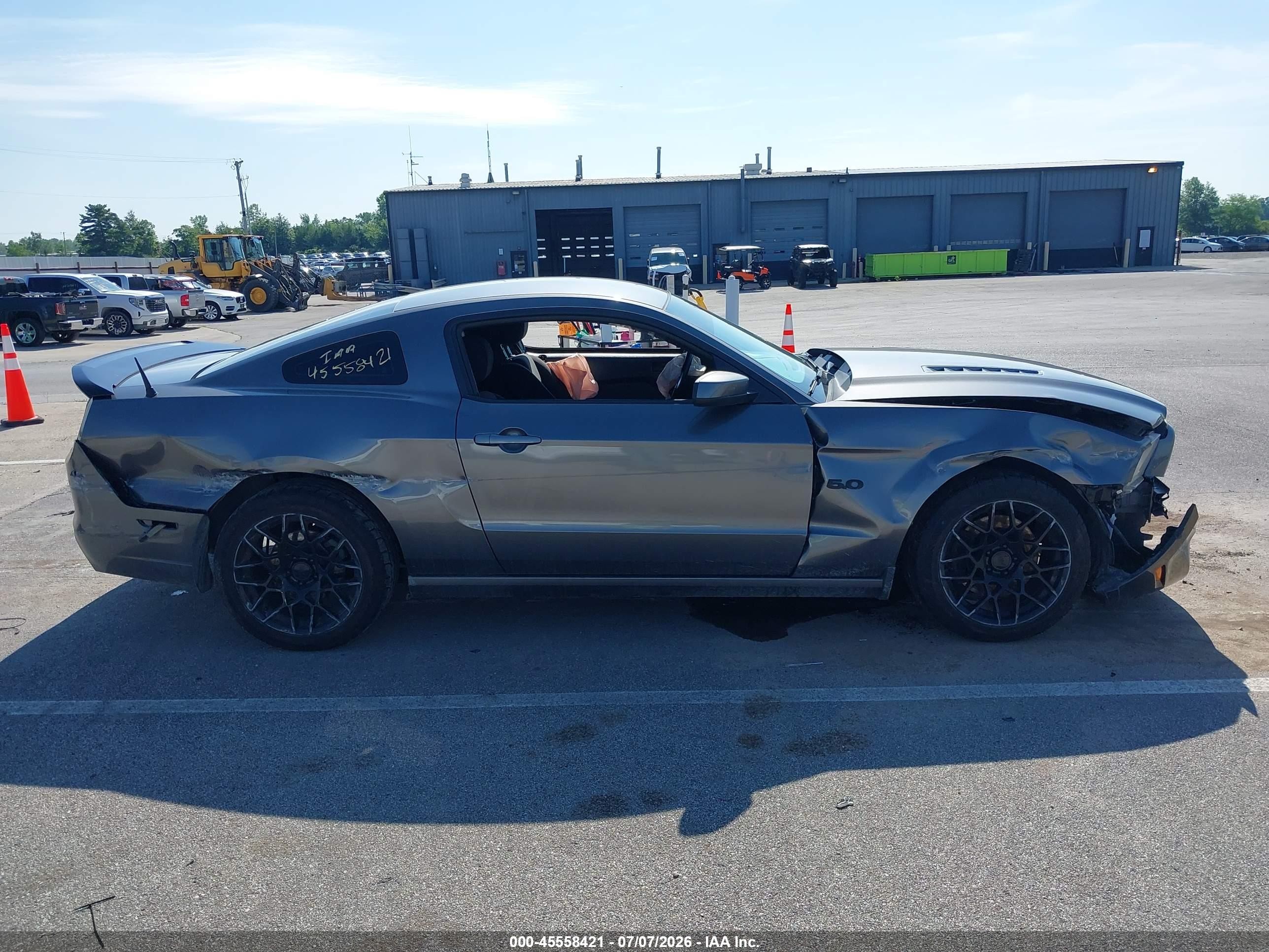 2014 Ford Mustang Gt/gt Premium Gray vin: 1ZVBP8CF6E5286706