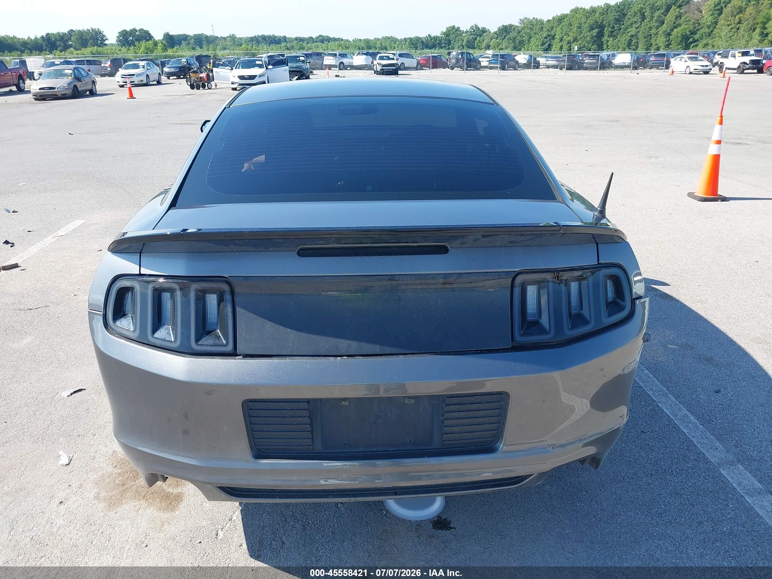 2014 Ford Mustang Gt/gt Premium Gray vin: 1ZVBP8CF6E5286706