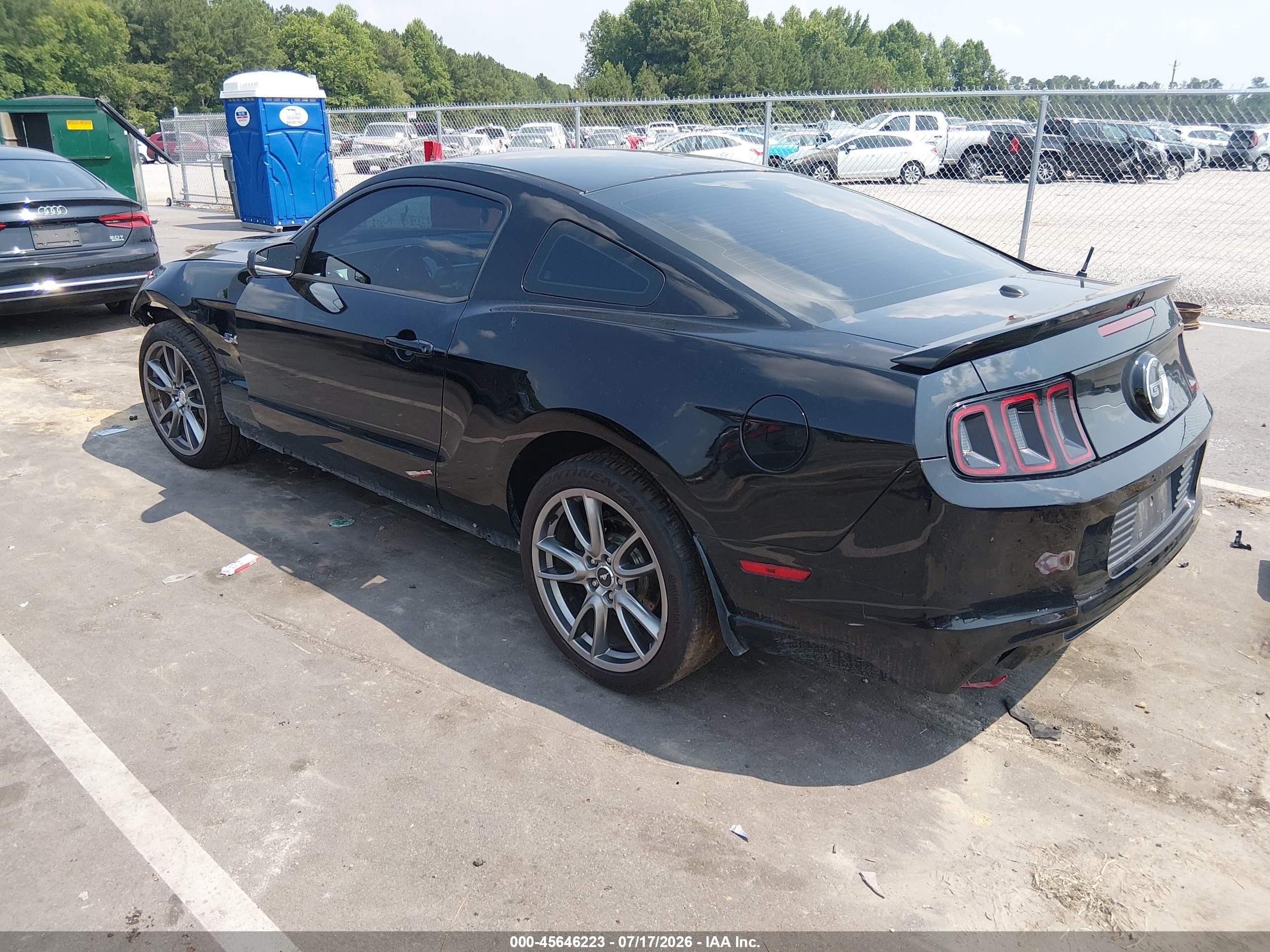 2014 Ford Mustang Gt Premium Black vin: 1ZVBP8CF6E5303813