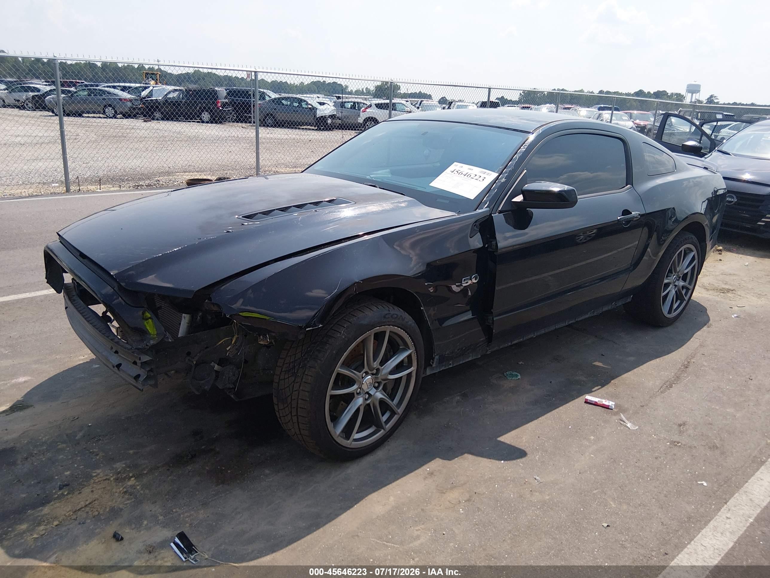 2014 Ford Mustang Gt Premium Black vin: 1ZVBP8CF6E5303813