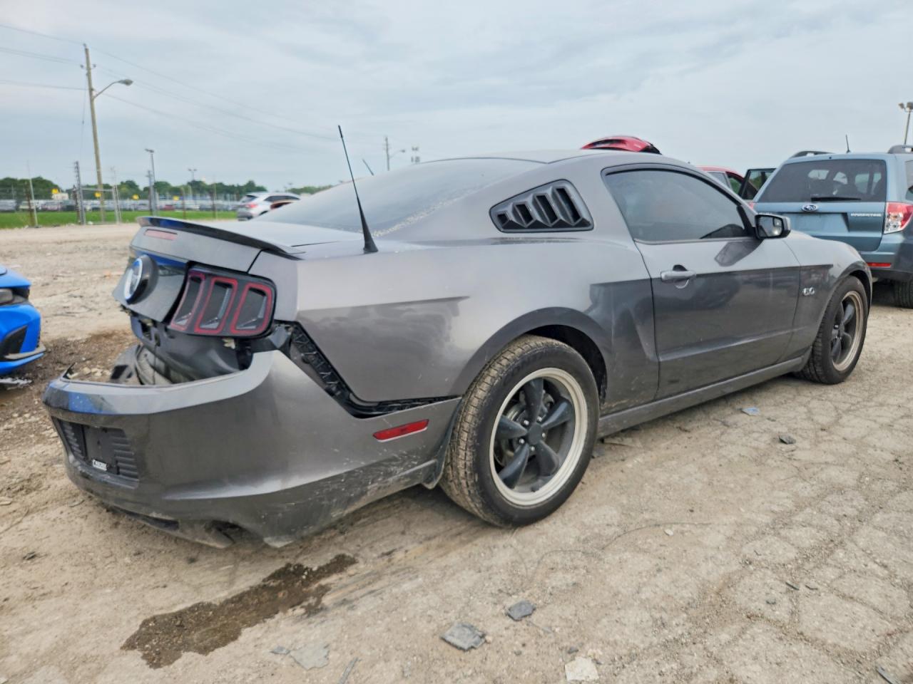 2014 Ford Mustang Gt Gray vin: 1ZVBP8CF6E5319705