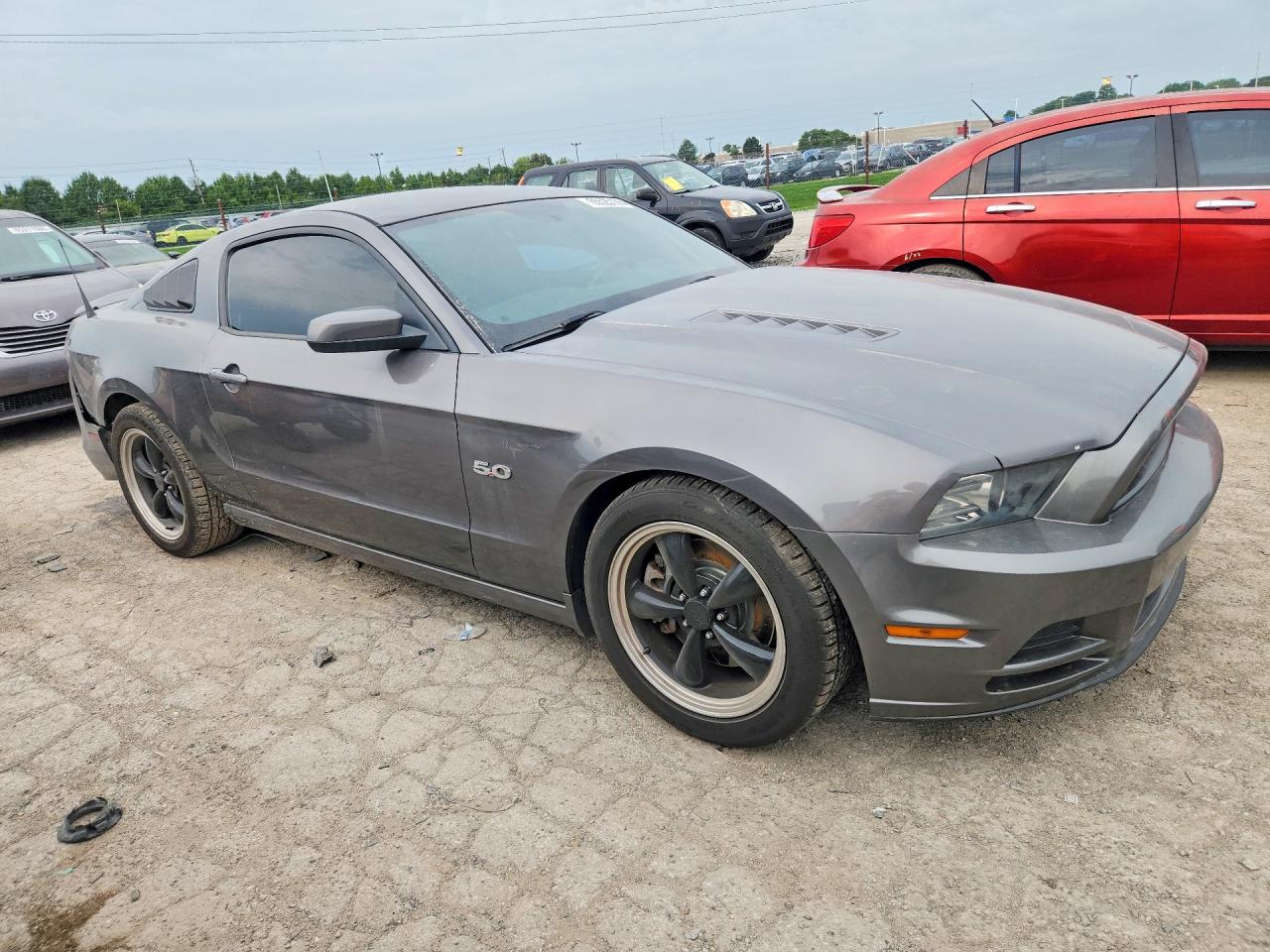 2014 Ford Mustang Gt Gray vin: 1ZVBP8CF6E5319705