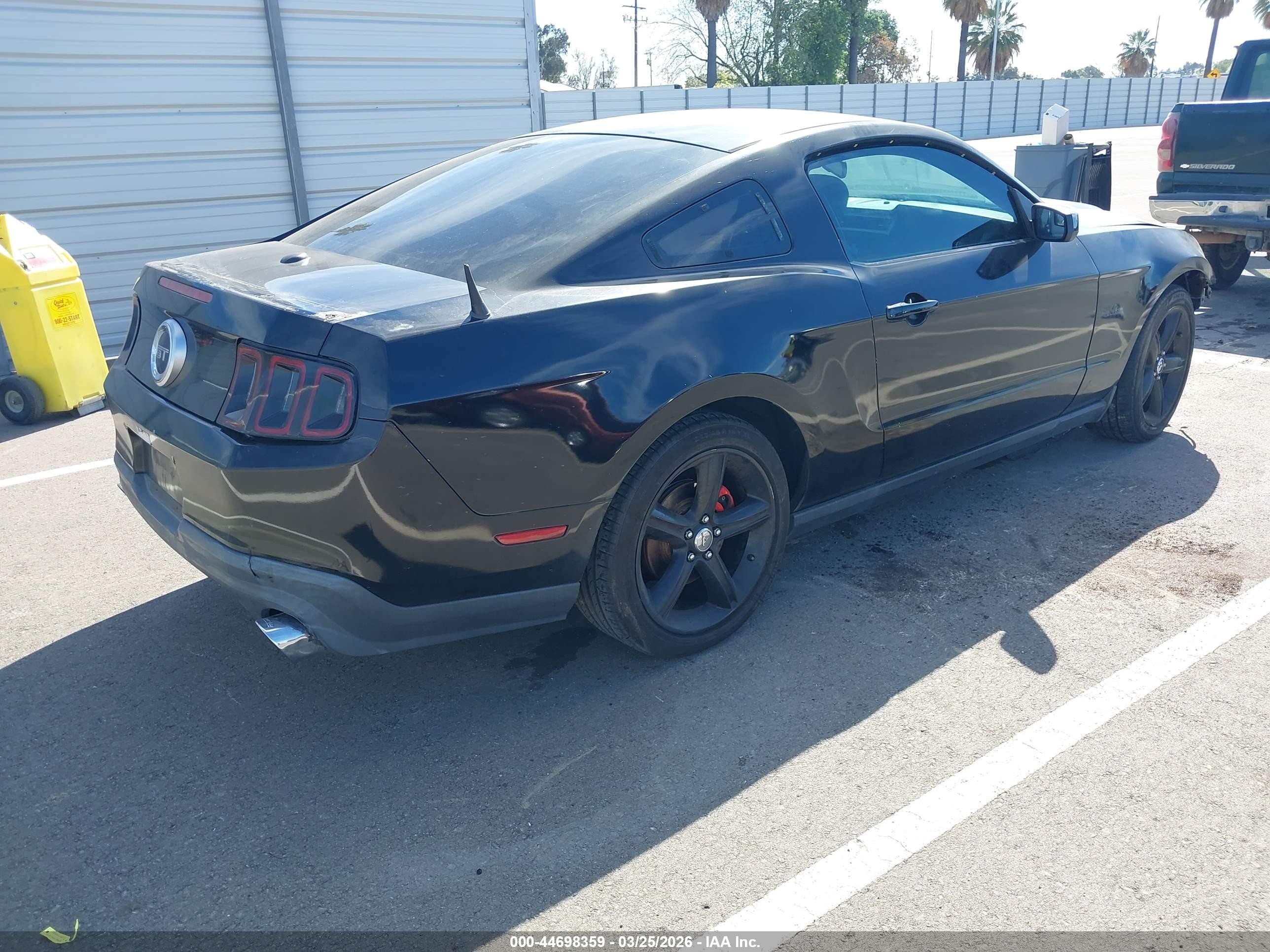 2011 Ford Mustang Gt Premium Black vin: 1ZVBP8CF7B5133411