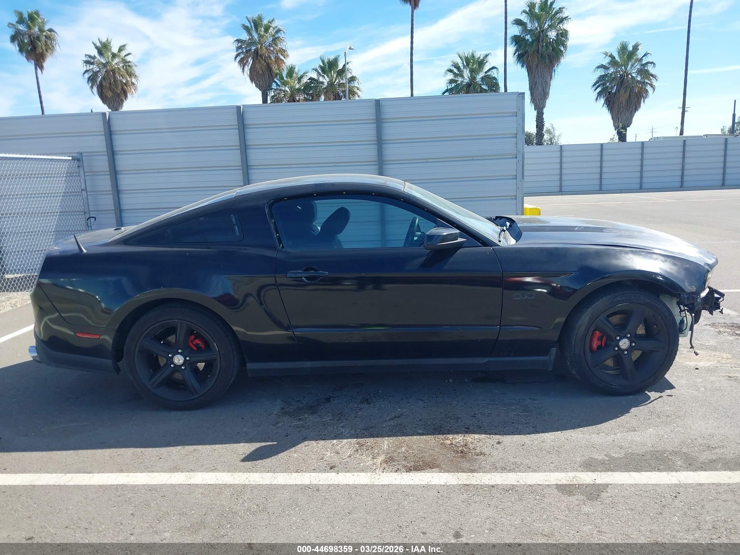2011 Ford Mustang Gt Premium Black vin: 1ZVBP8CF7B5133411