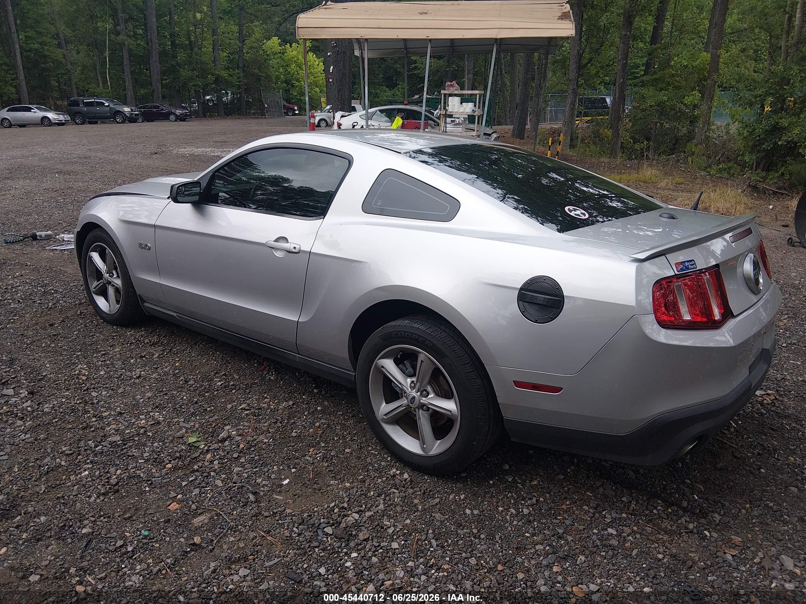 2011 Ford Mustang Gt/gt Premium Silver vin: 1ZVBP8CF7B5157627