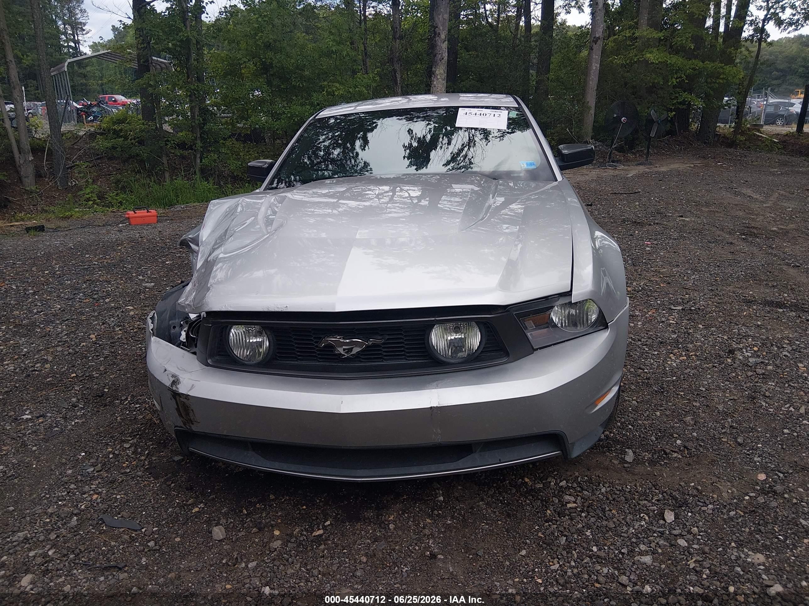 2011 Ford Mustang Gt/gt Premium Silver vin: 1ZVBP8CF7B5157627