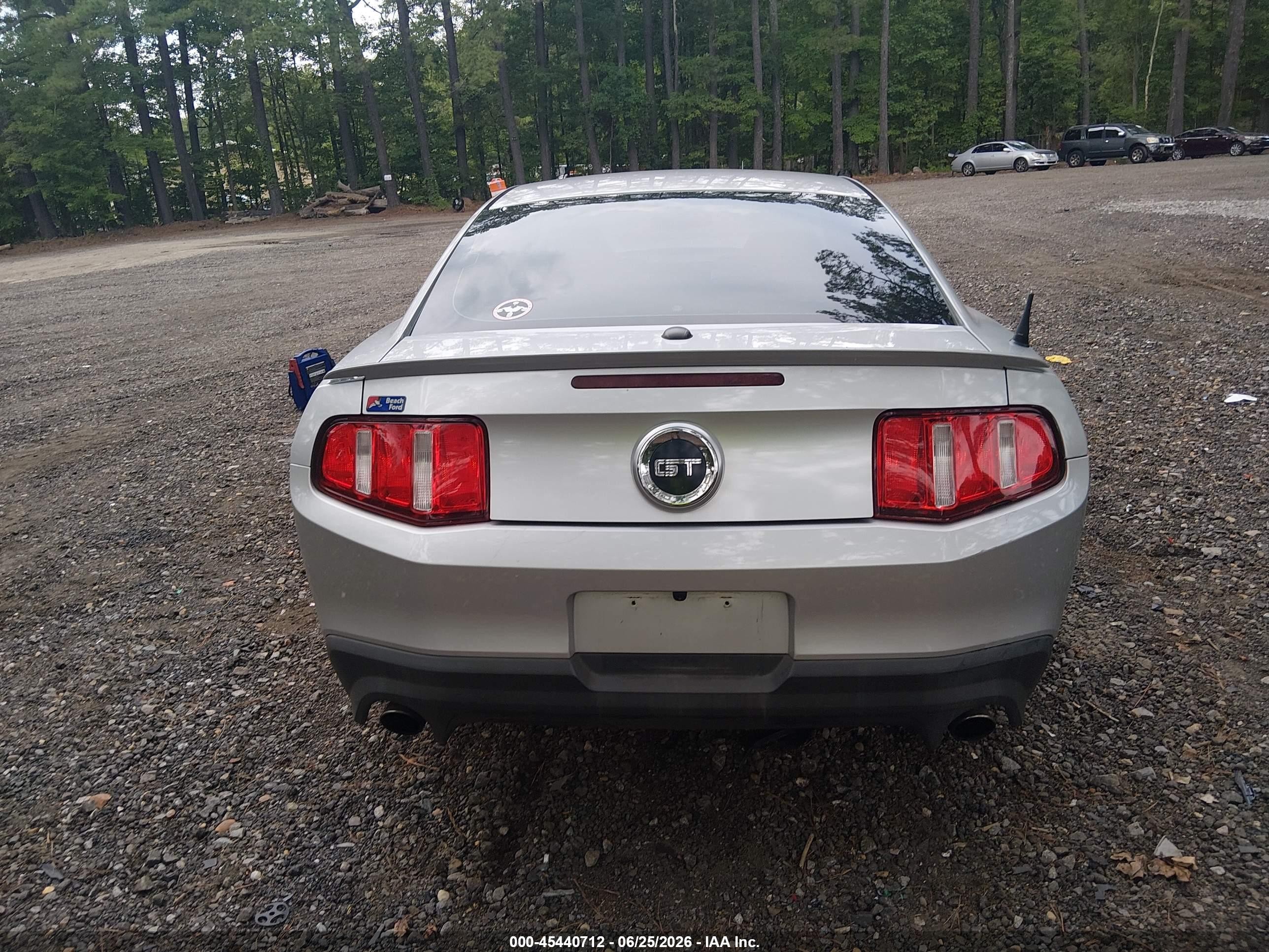 2011 Ford Mustang Gt/gt Premium Silver vin: 1ZVBP8CF7B5157627
