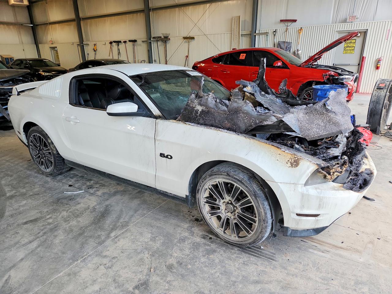 2011 Ford Mustang Gt White vin: 1ZVBP8CF7B5158289
