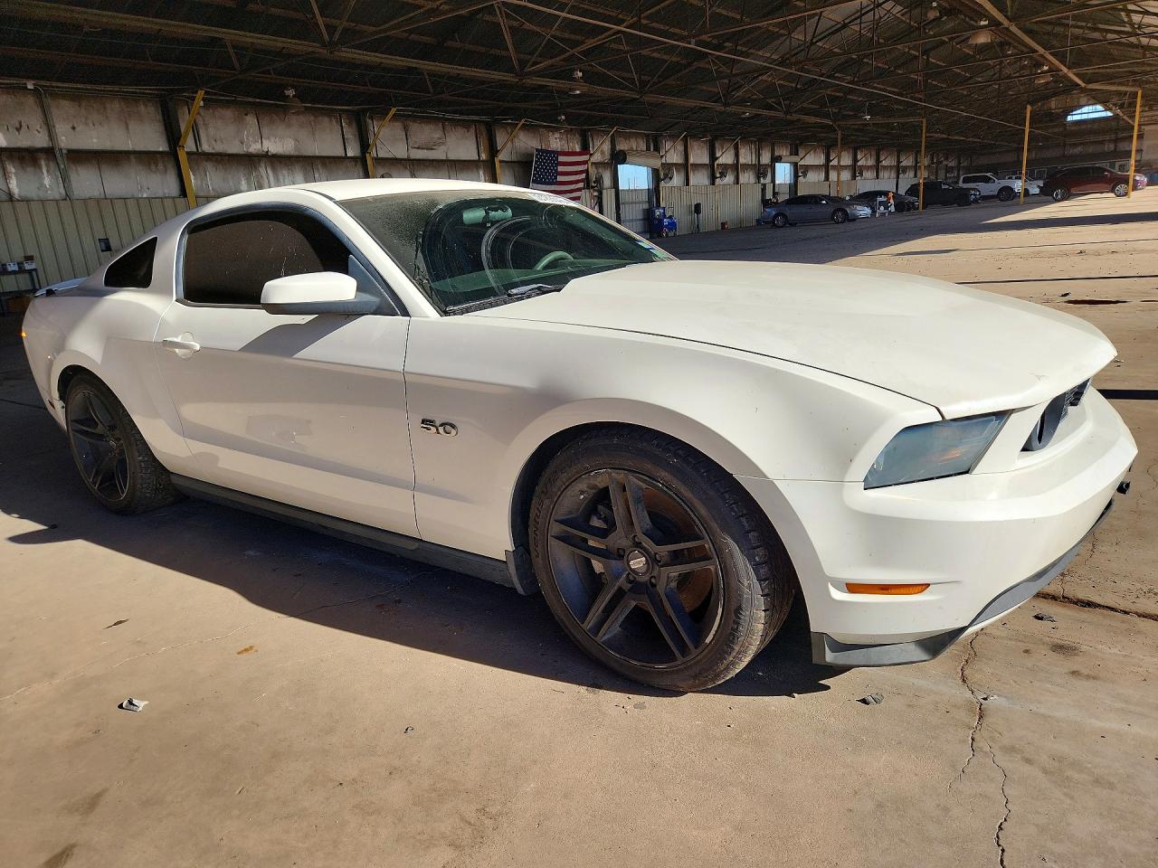 2012 Ford Mustang Gt White vin: 1ZVBP8CF7C5245997