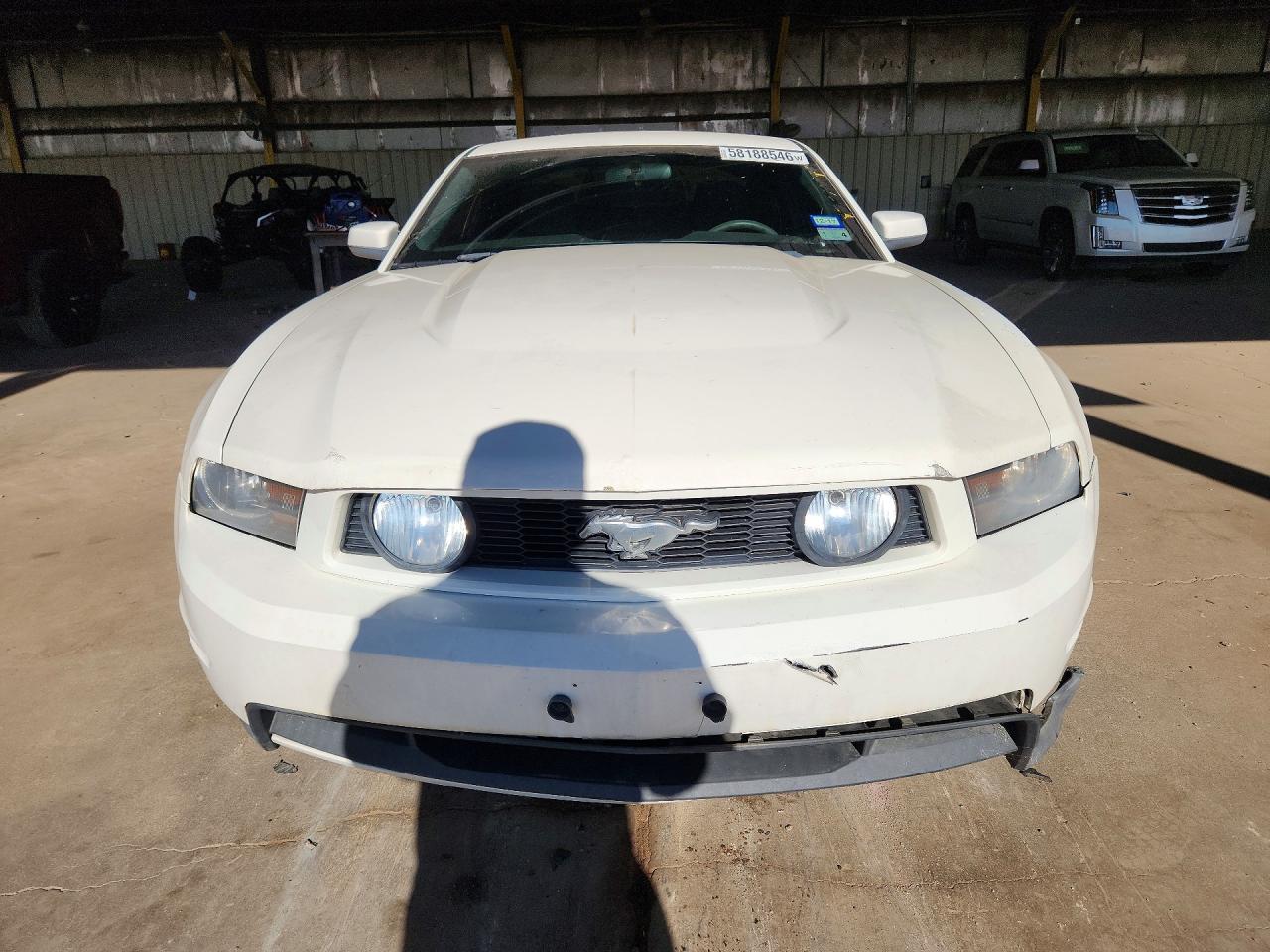 2012 Ford Mustang Gt White vin: 1ZVBP8CF7C5245997