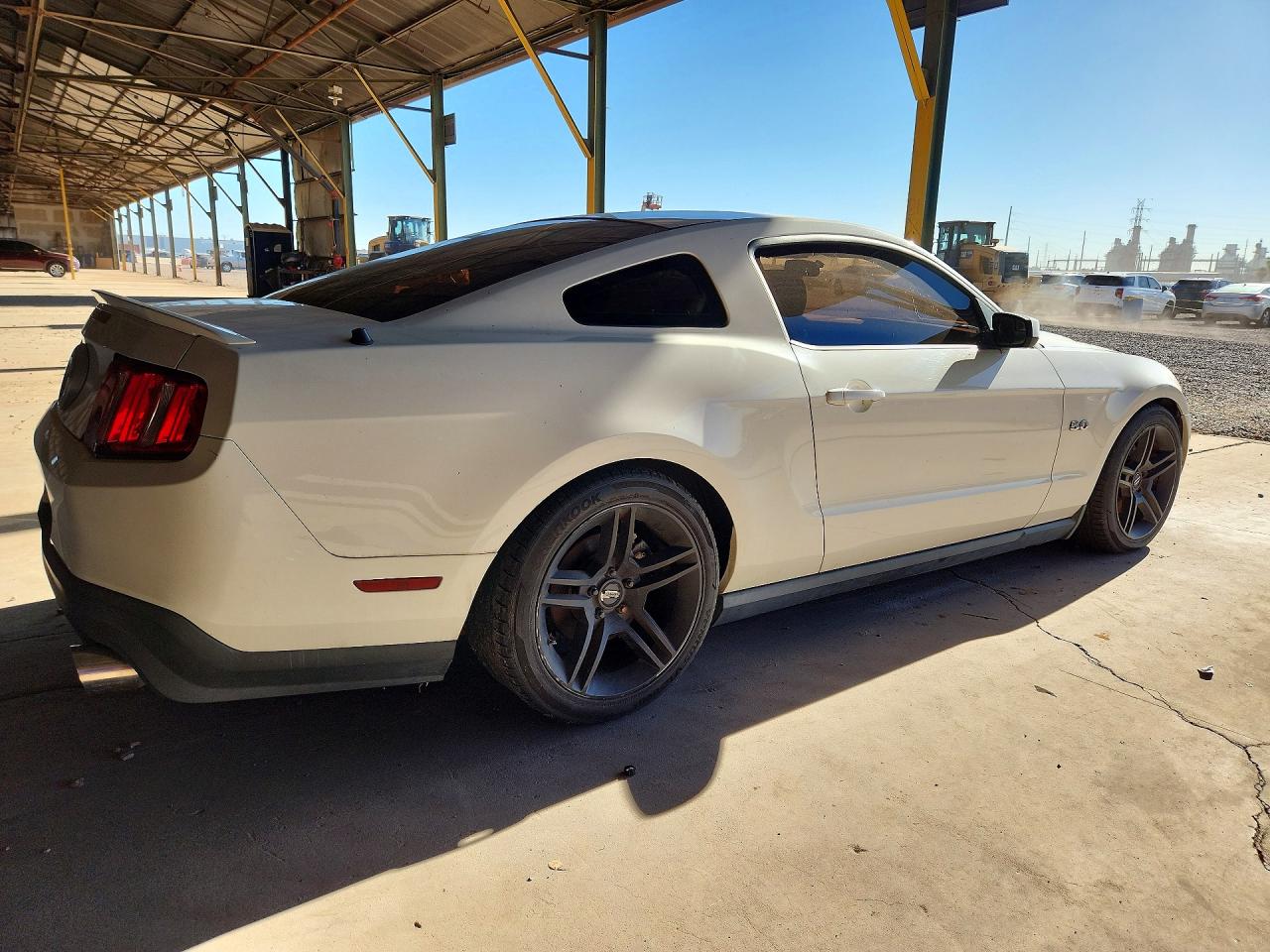 2012 Ford Mustang Gt White vin: 1ZVBP8CF7C5245997