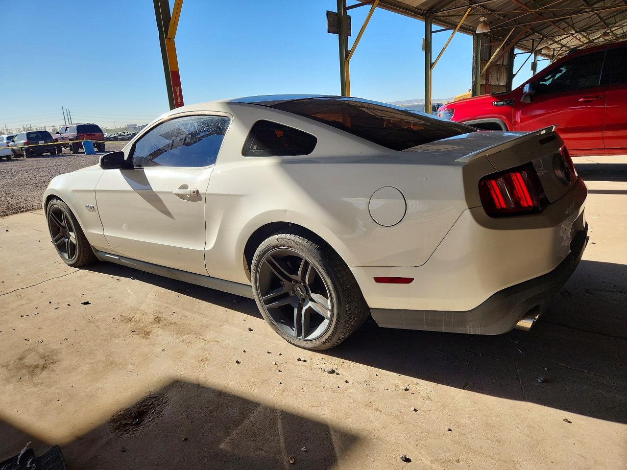 2012 Ford Mustang Gt White vin: 1ZVBP8CF7C5245997