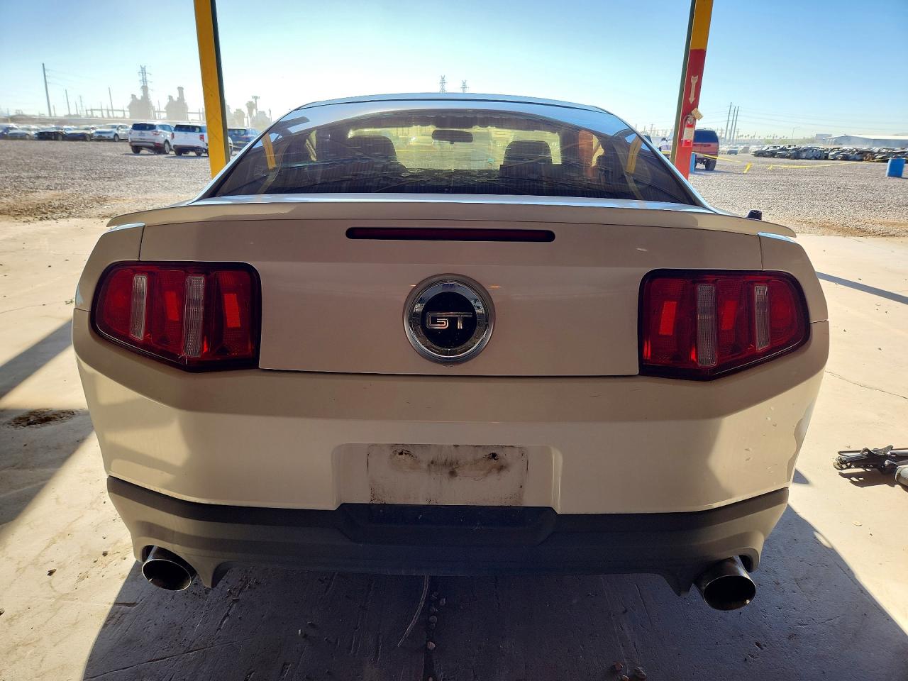 2012 Ford Mustang Gt White vin: 1ZVBP8CF7C5245997