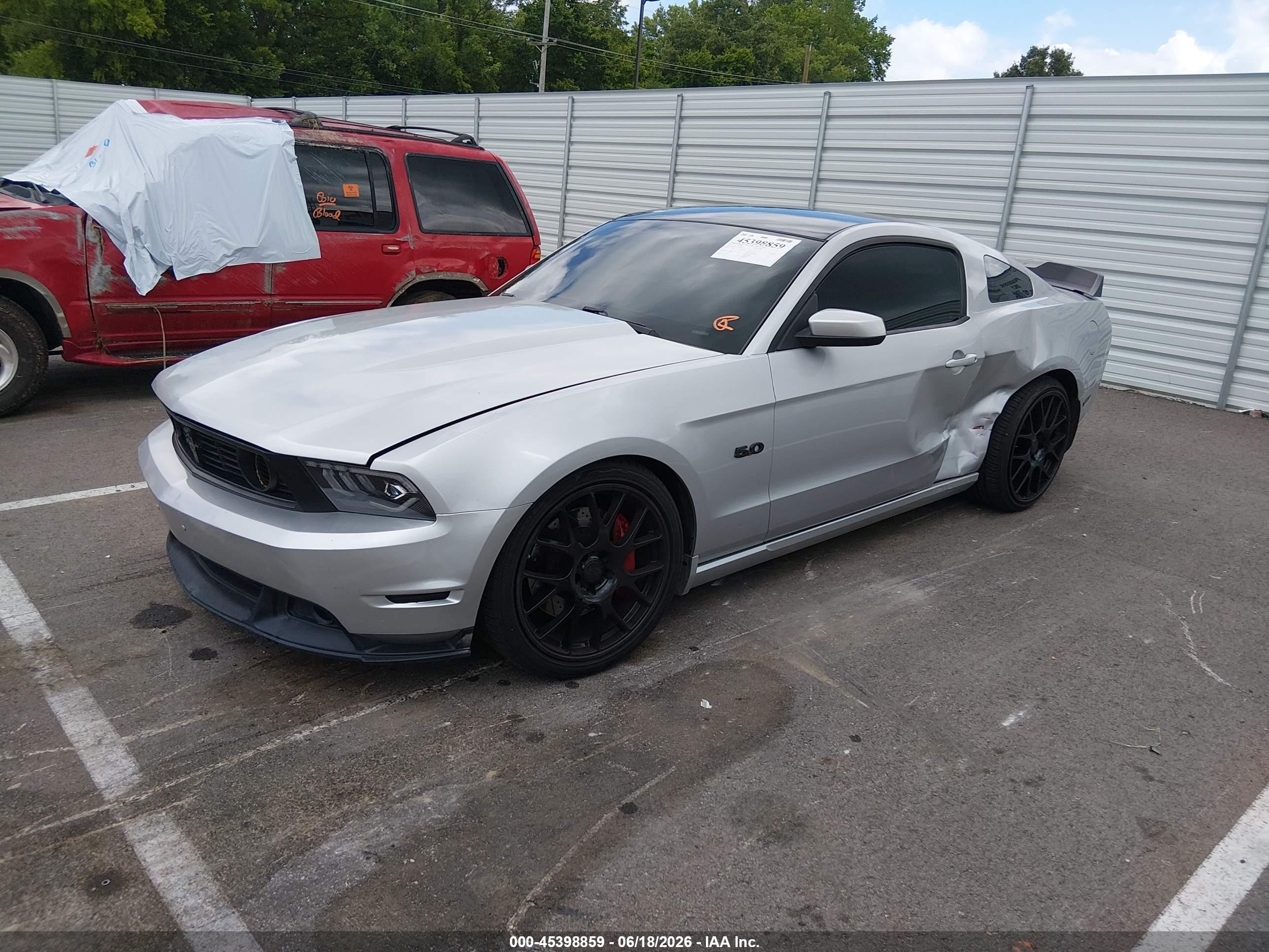 2012 Ford Mustang Gt Premium Silver vin: 1ZVBP8CF7C5248494