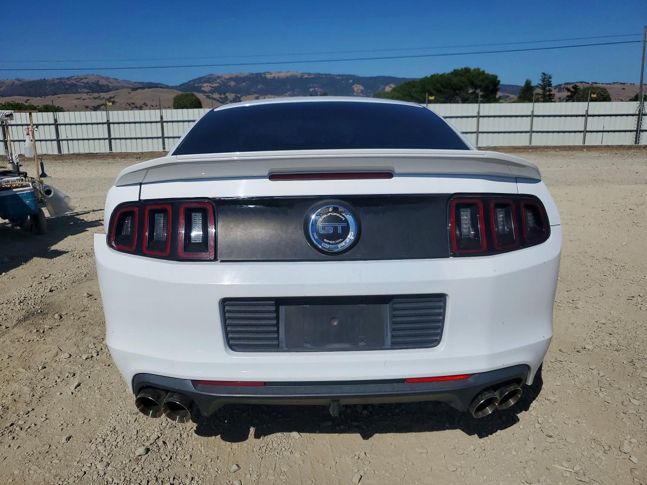 2014 Ford Mustang Gt White vin: 1ZVBP8CF7E5255416