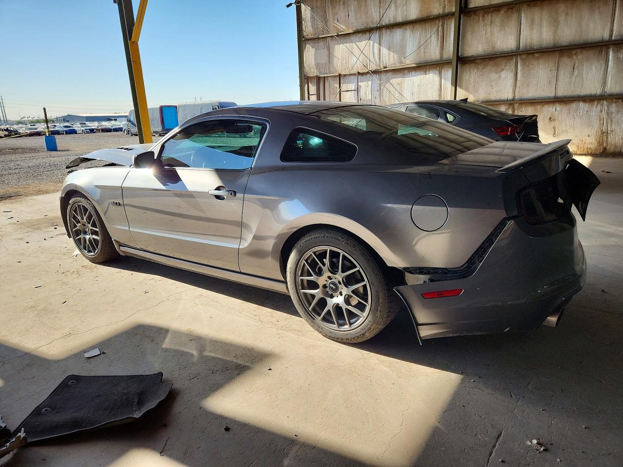 2014 Ford Mustang Gt Gray vin: 1ZVBP8CF7E5268859