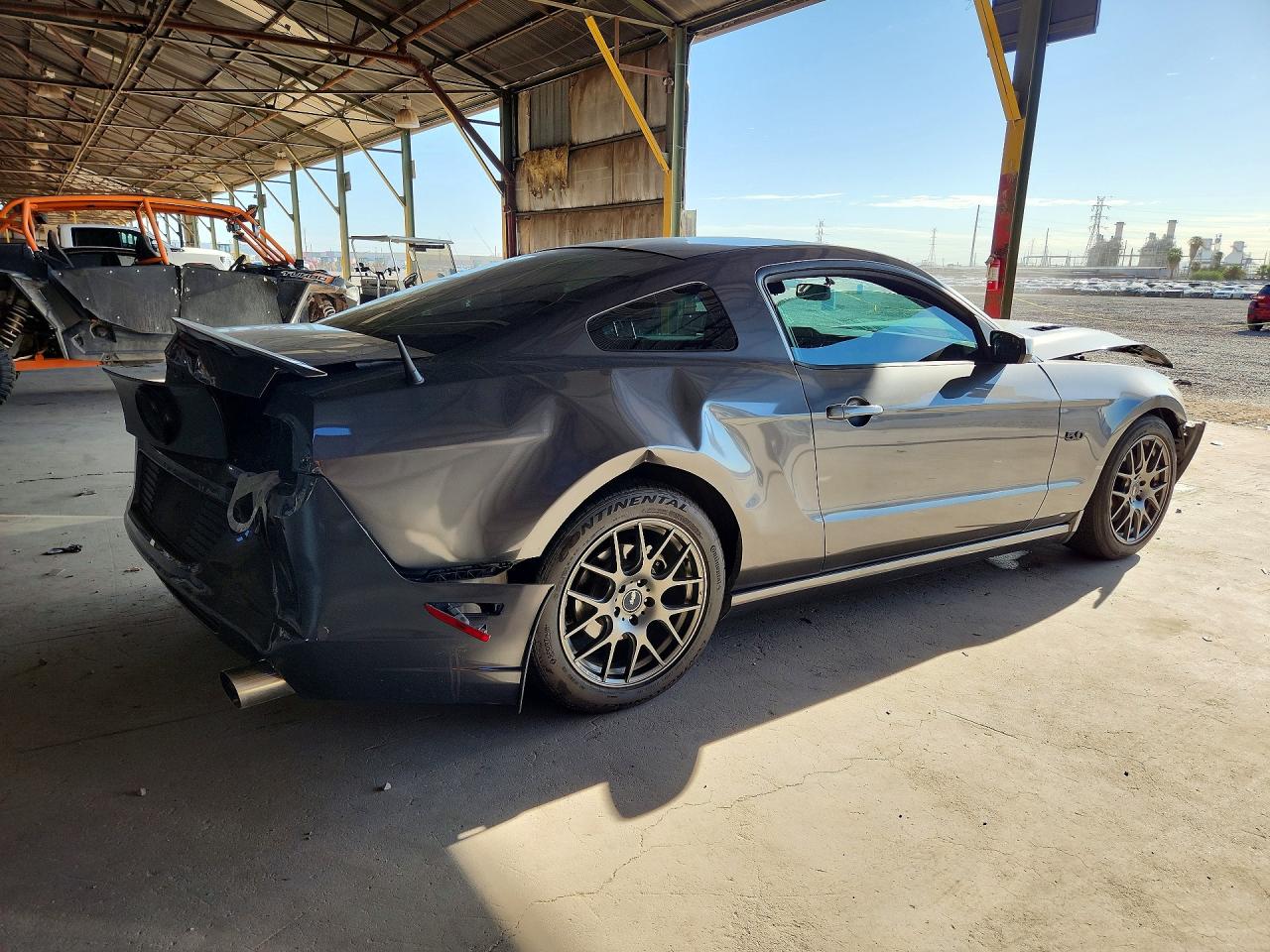 2014 Ford Mustang Gt Gray vin: 1ZVBP8CF7E5268859