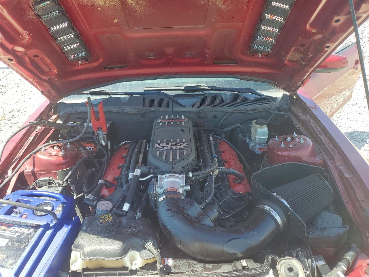 2014 Ford Mustang Gt Red vin: 1ZVBP8CF7E5293762
