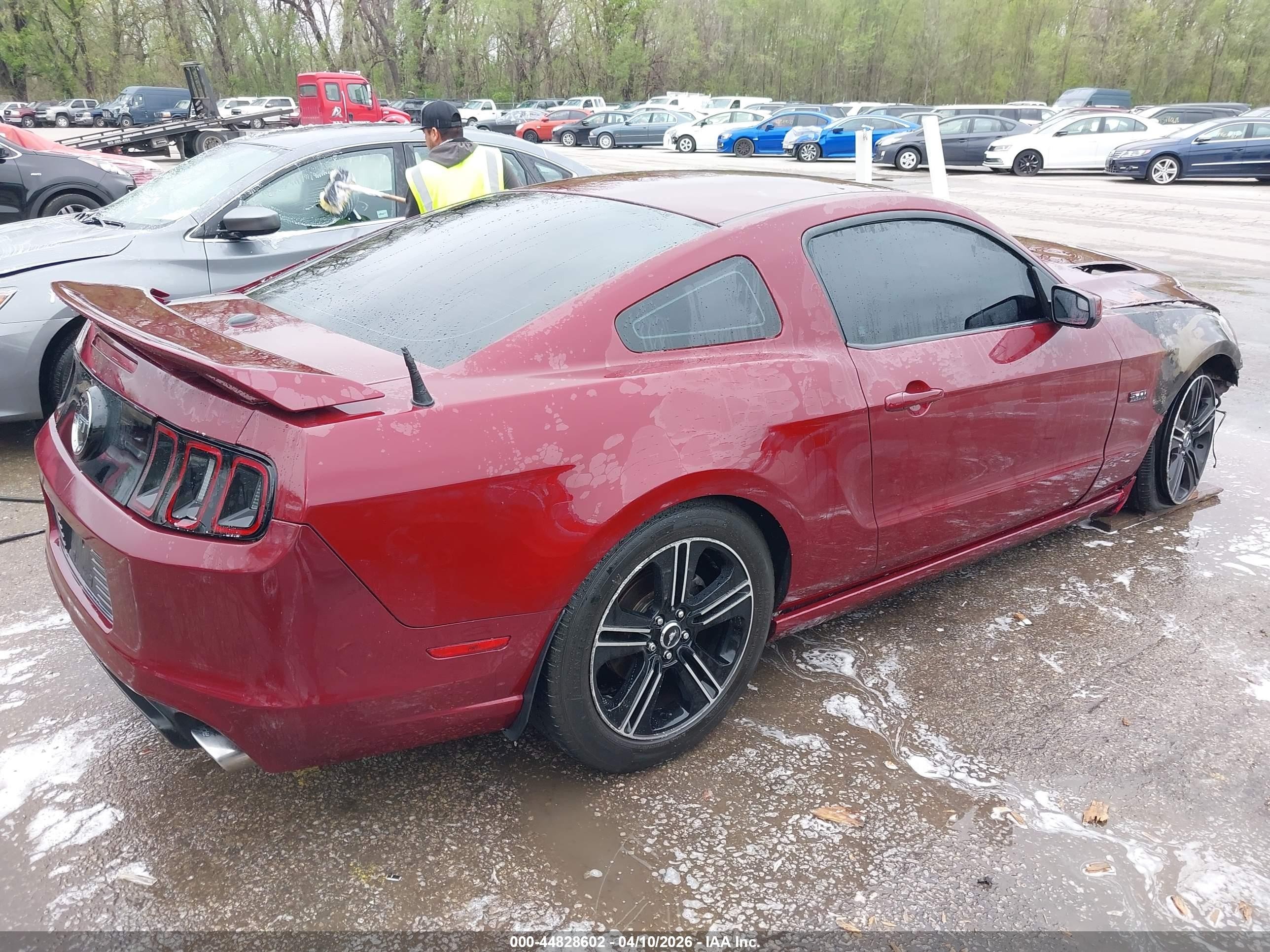 2014 Ford Mustang Gt Premium Red vin: 1ZVBP8CF7E5306395