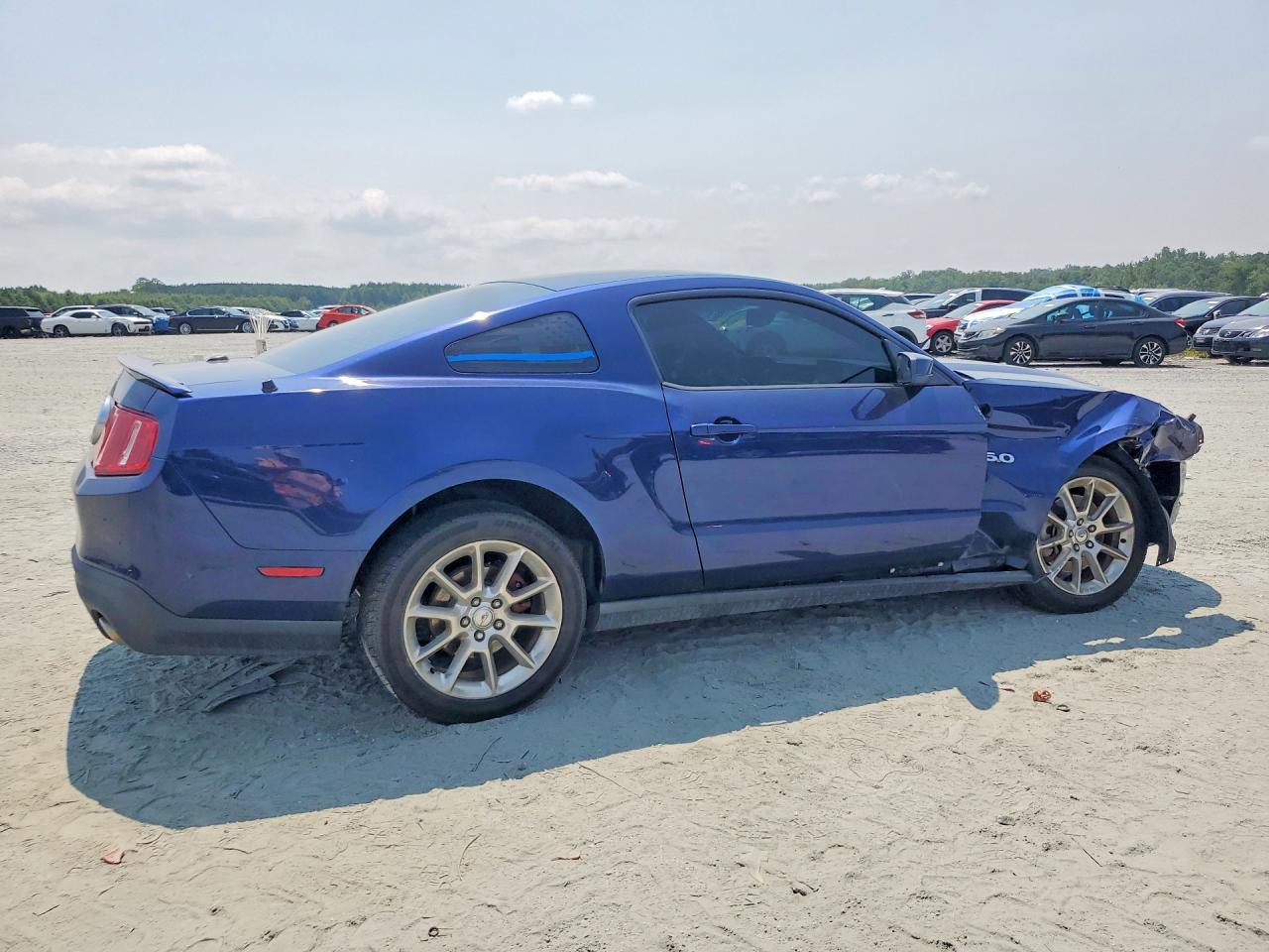 2011 Ford Mustang Gt Blue vin: 1ZVBP8CF8B5119680