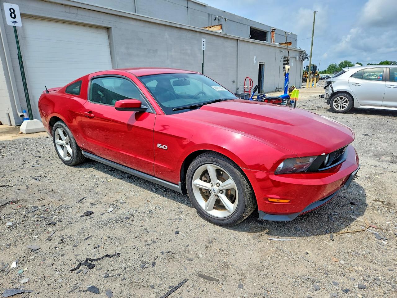 2011 Ford Mustang Gt Красный vin: 1ZVBP8CF8B5124586