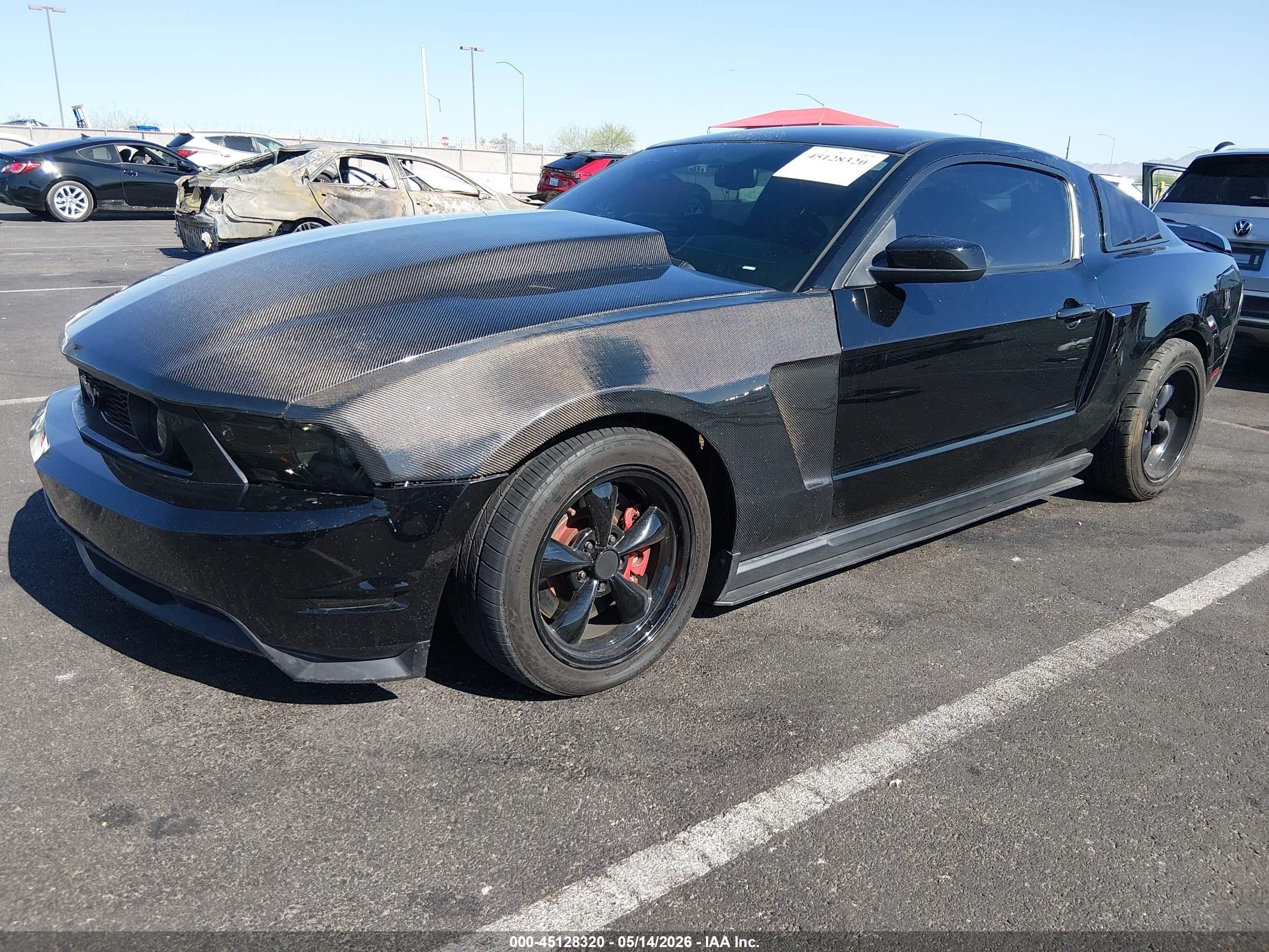 2011 Ford Mustang Gt Premium Black vin: 1ZVBP8CF8B5138200