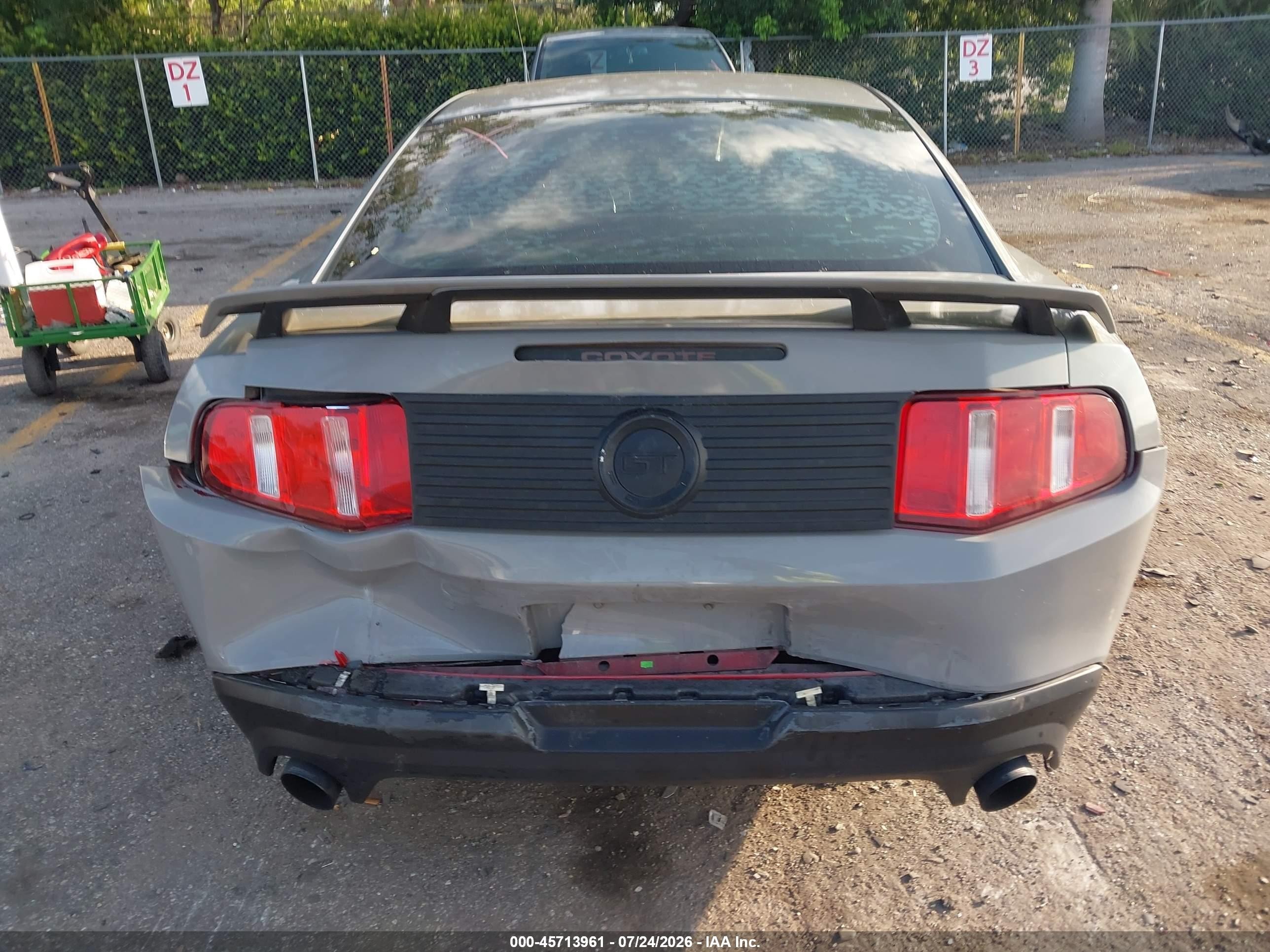 2011 Ford Mustang Gt Premium Gray vin: 1ZVBP8CF8B5146412