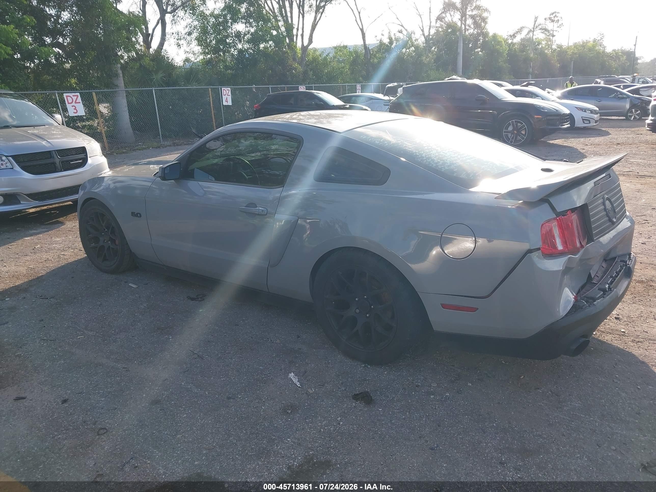 2011 Ford Mustang Gt Premium Gray vin: 1ZVBP8CF8B5146412