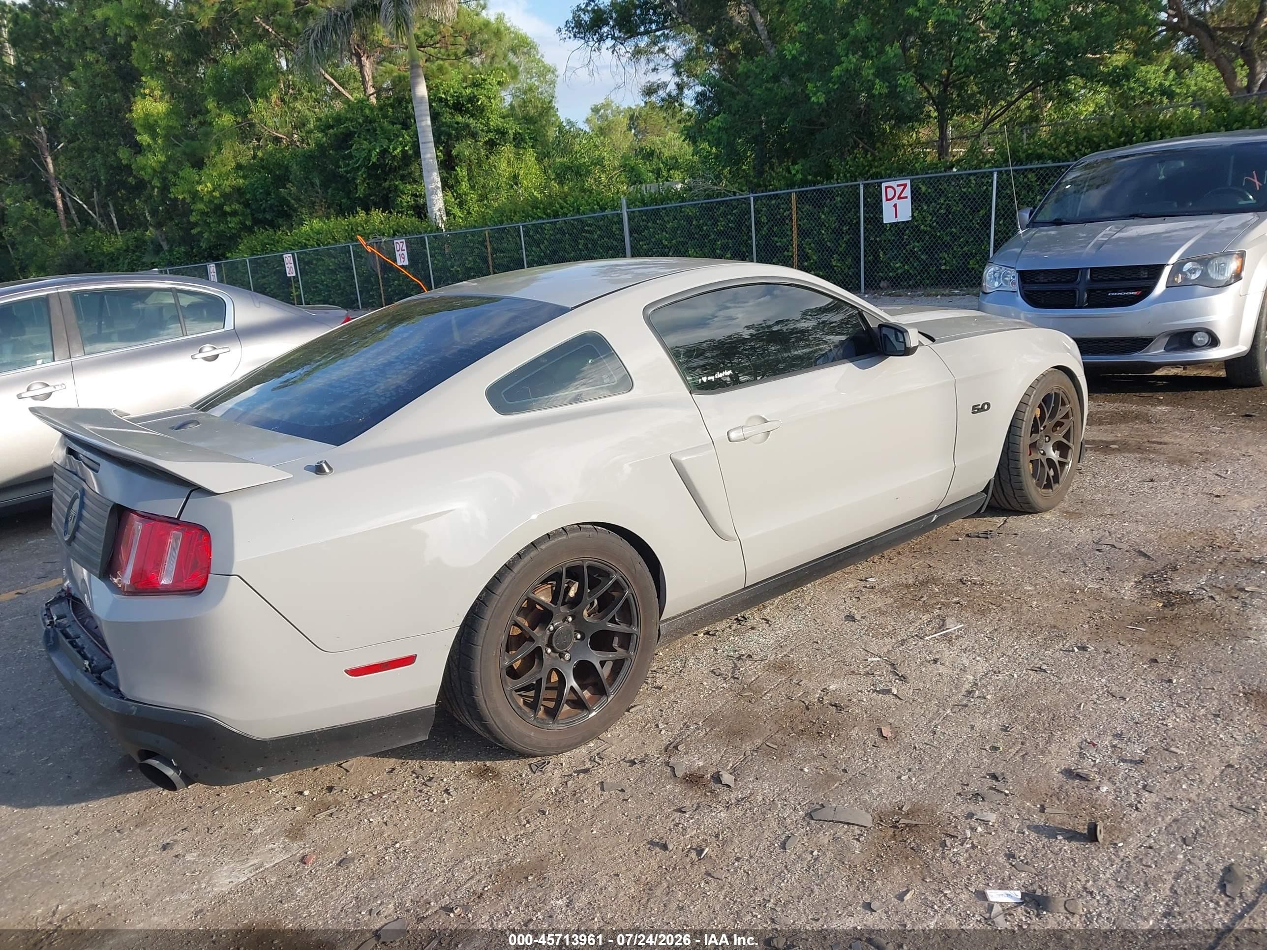2011 Ford Mustang Gt Premium Gray vin: 1ZVBP8CF8B5146412