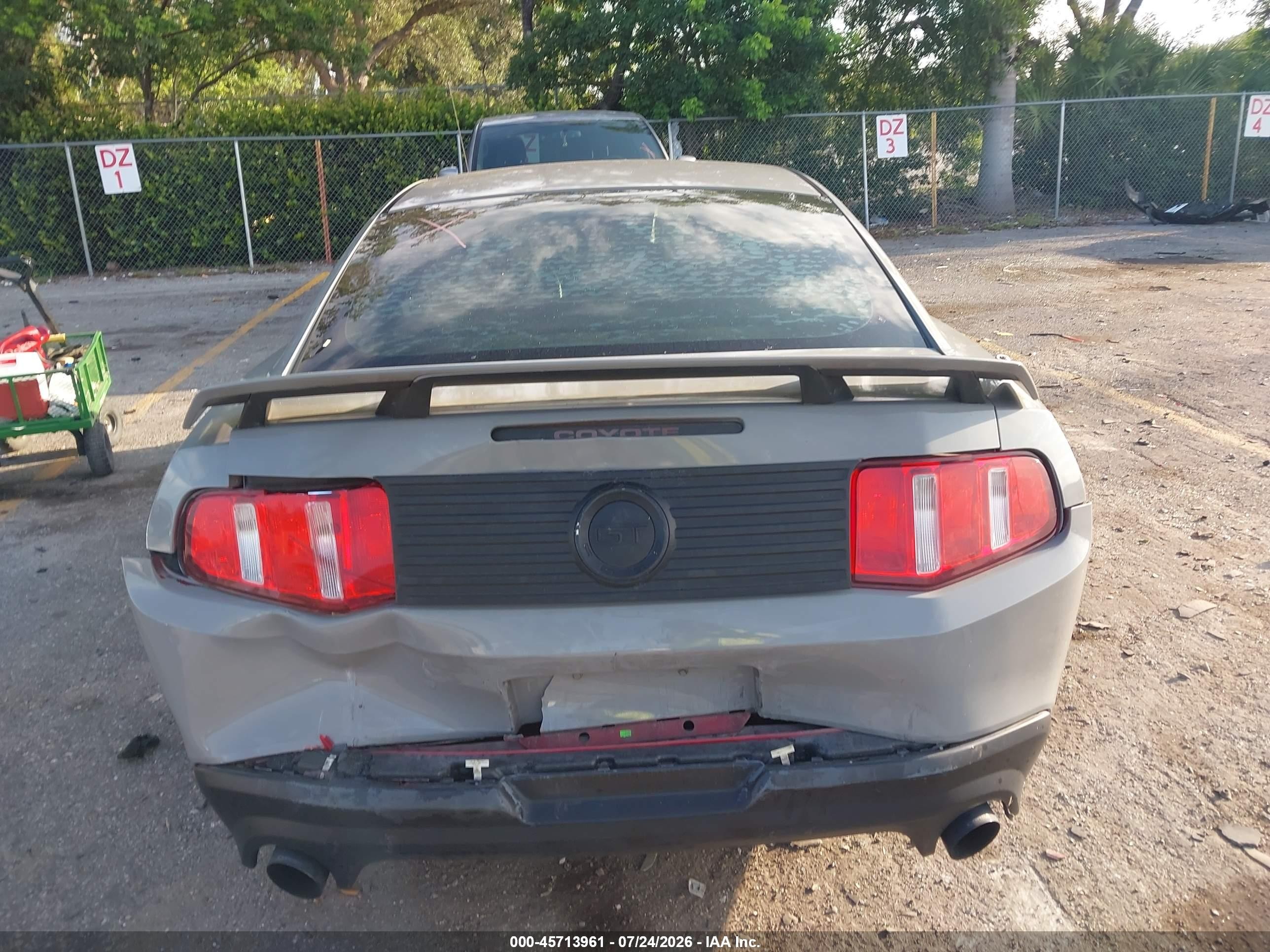 2011 Ford Mustang Gt Premium Gray vin: 1ZVBP8CF8B5146412