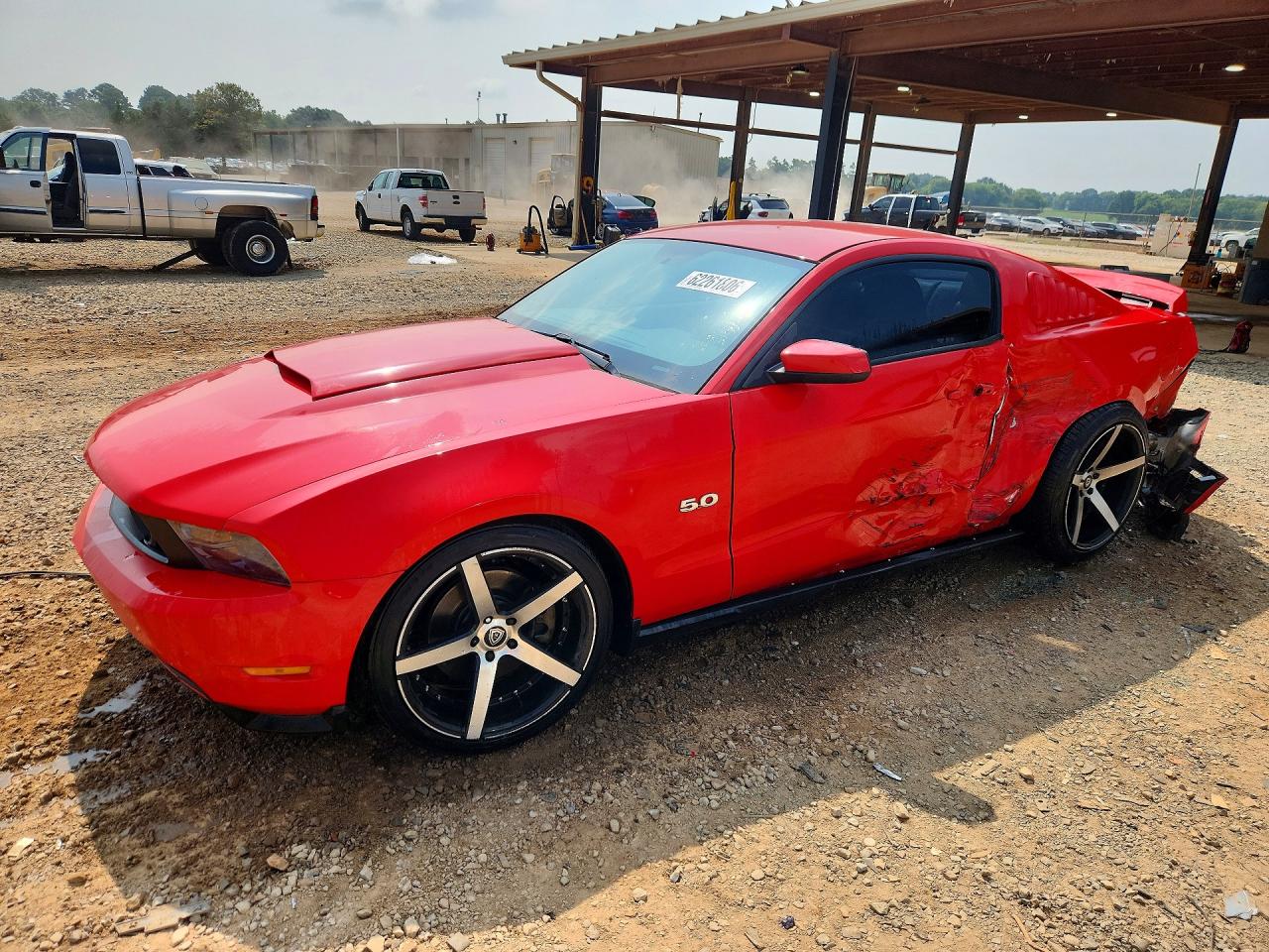 2011 Ford Mustang Gt Red vin: 1ZVBP8CF8B5164313