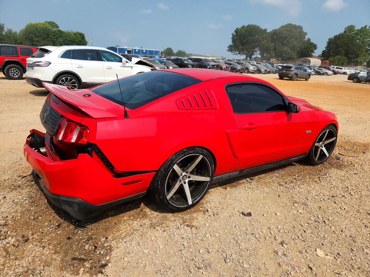 2011 Ford Mustang Gt Red vin: 1ZVBP8CF8B5164313
