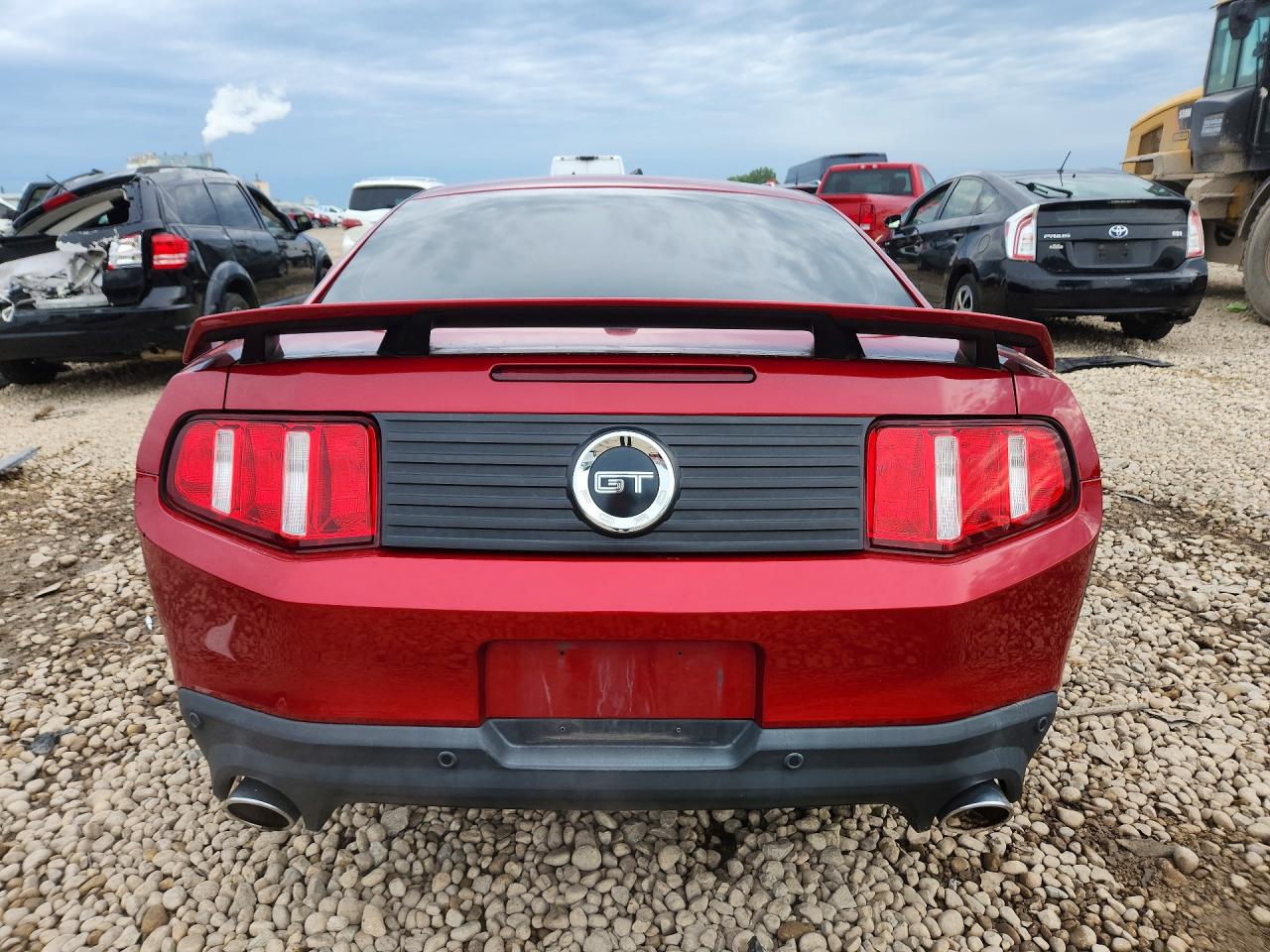 2012 Ford Mustang Gt Red vin: 1ZVBP8CF8C5218033