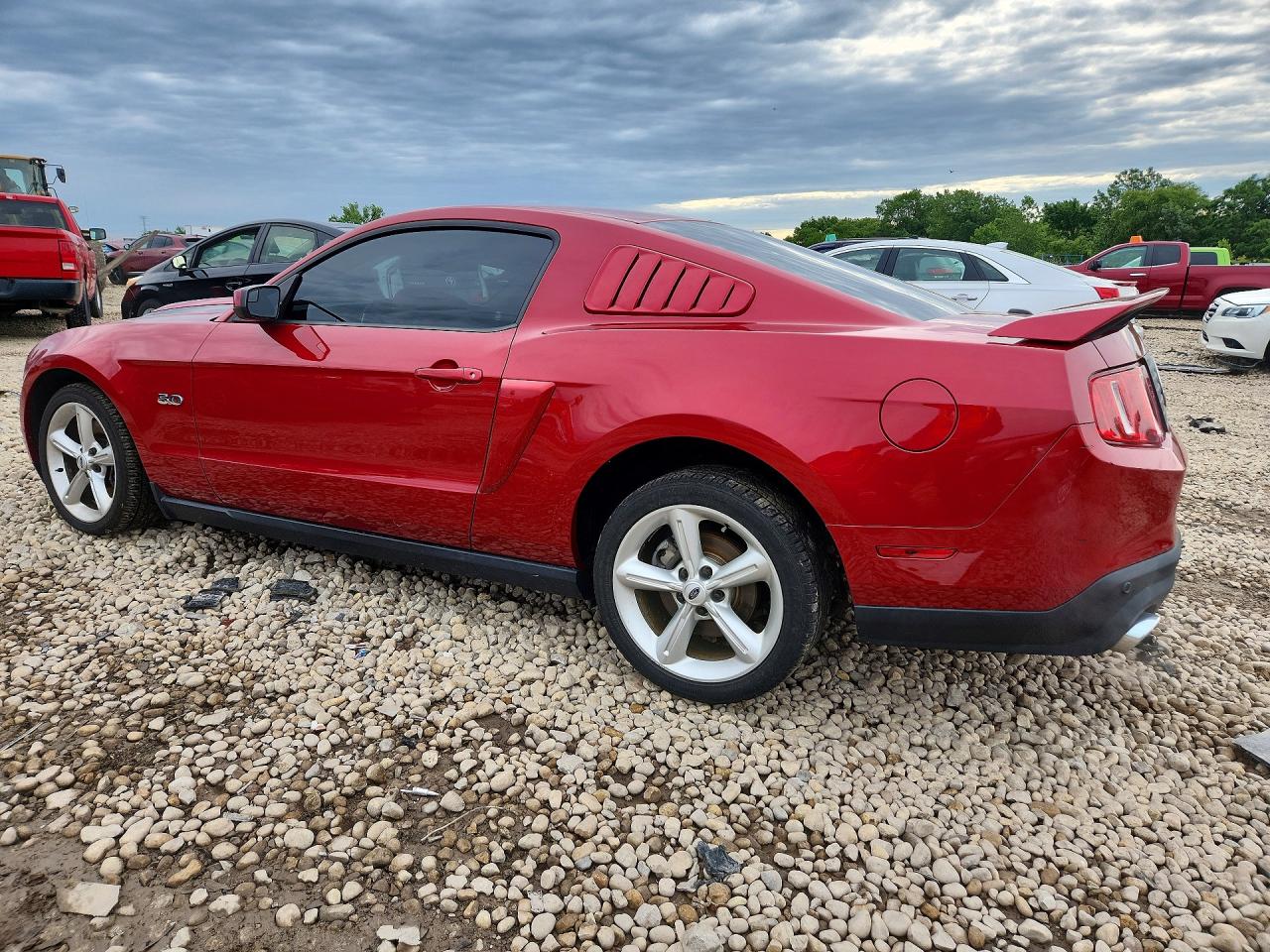 2012 Ford Mustang Gt Red vin: 1ZVBP8CF8C5218033