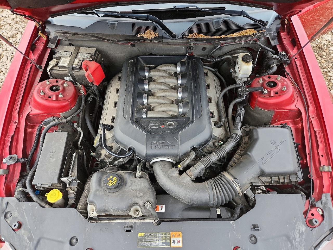 2012 Ford Mustang Gt Red vin: 1ZVBP8CF8C5218033