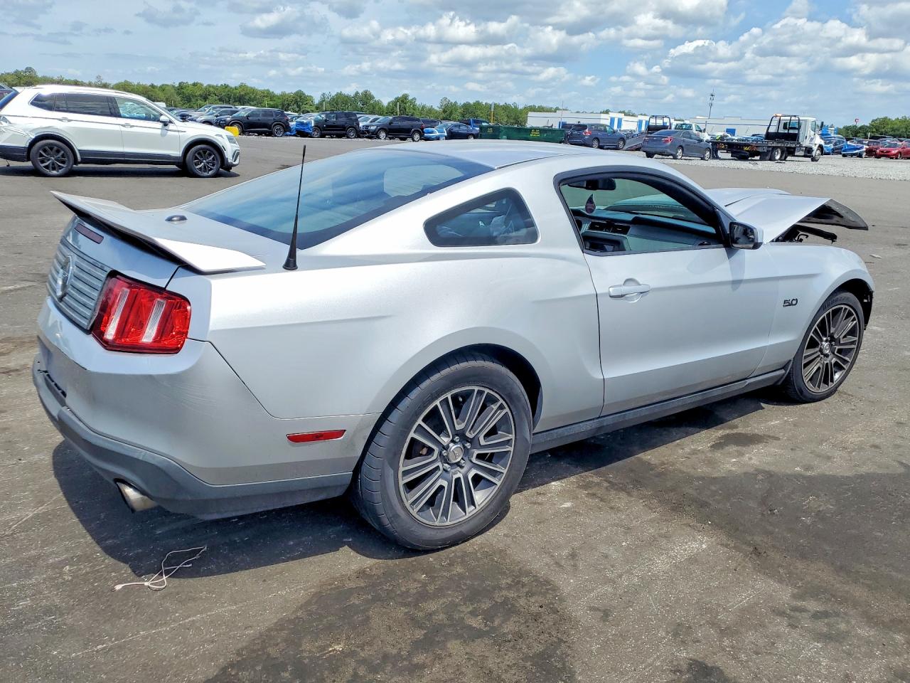2012 Ford Mustang Gt Silver vin: 1ZVBP8CF8C5274554