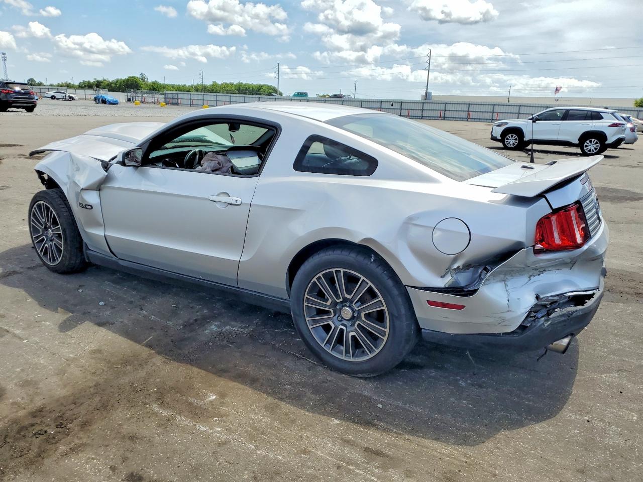 2012 Ford Mustang Gt Silver vin: 1ZVBP8CF8C5274554