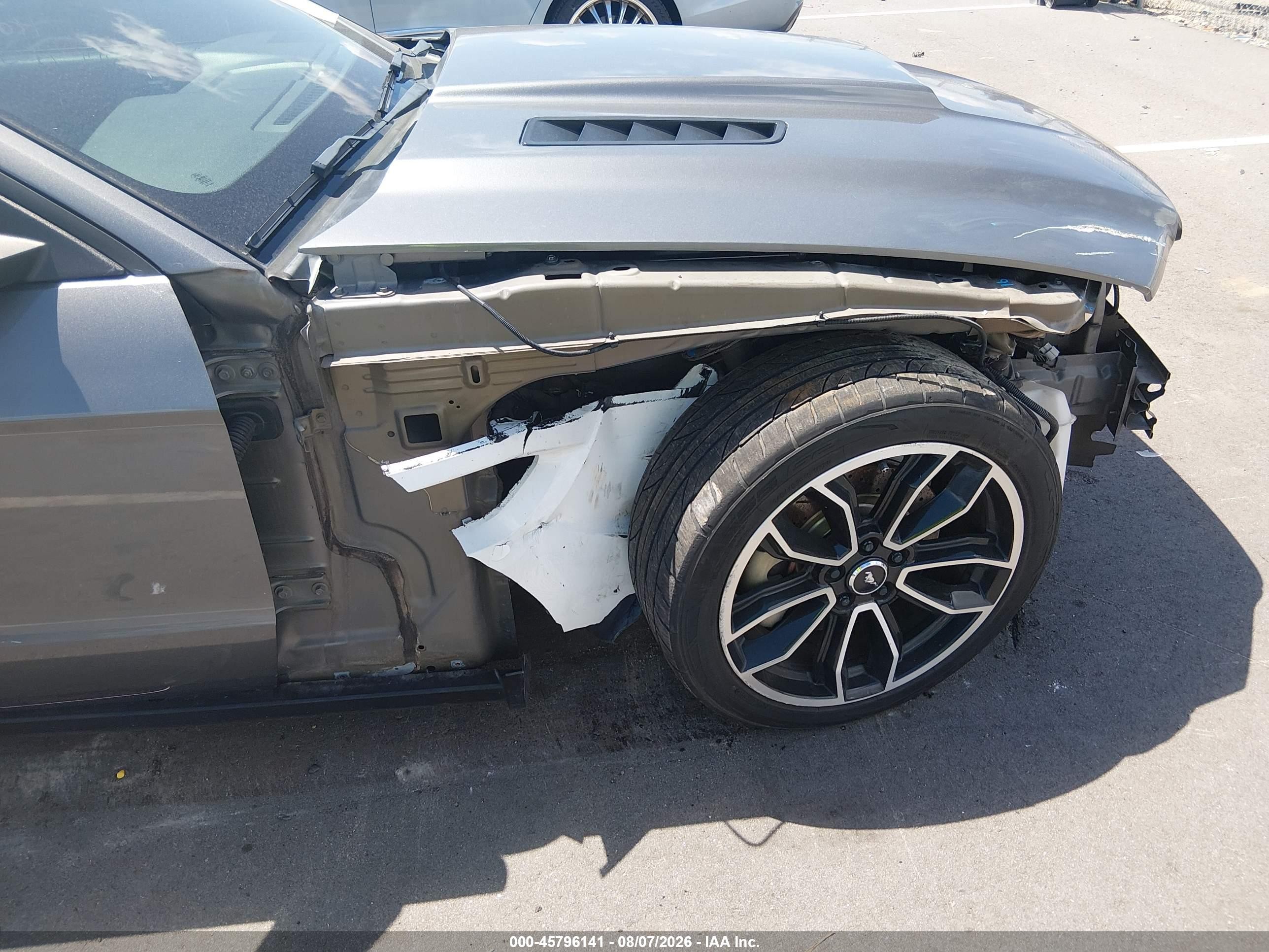 2013 Ford Mustang Gt Premium Gray vin: 1ZVBP8CF8D5205879
