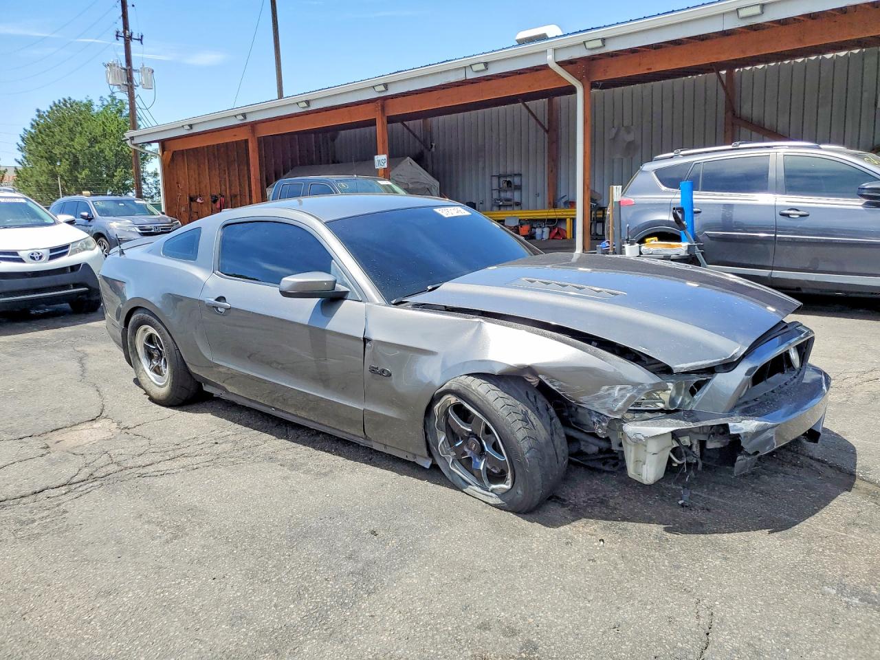 2013 Ford Mustang Gt Gray vin: 1ZVBP8CF8D5231205