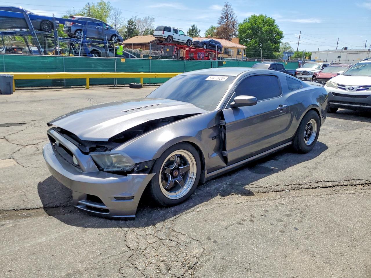 2013 Ford Mustang Gt Gray vin: 1ZVBP8CF8D5231205