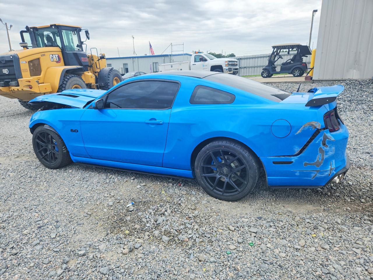 2013 Ford Mustang Gt Blue vin: 1ZVBP8CF8D5248831