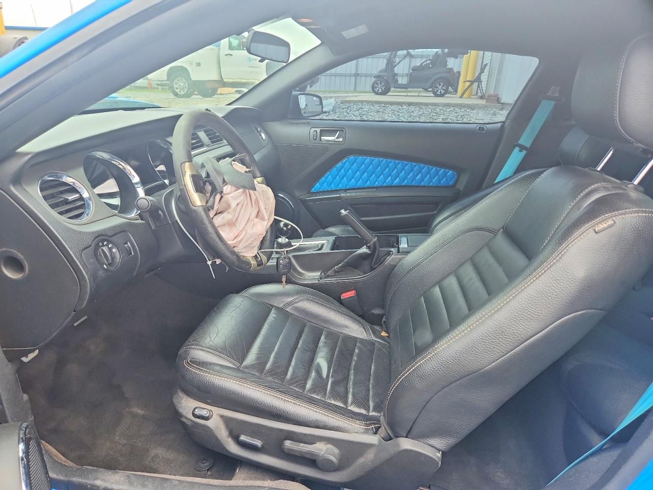 2013 Ford Mustang Gt Blue vin: 1ZVBP8CF8D5248831