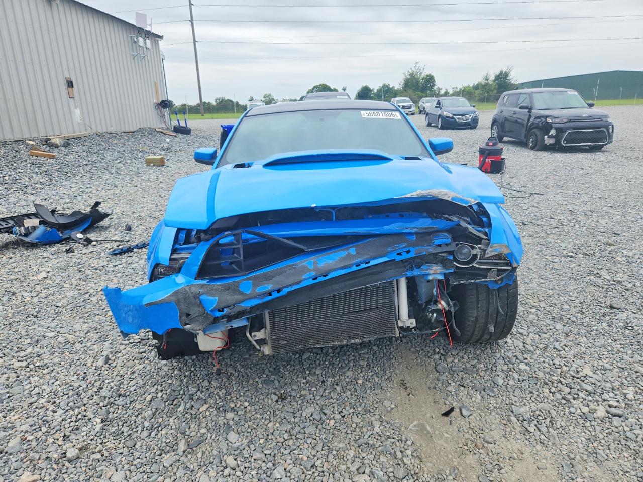 2013 Ford Mustang Gt Blue vin: 1ZVBP8CF8D5248831
