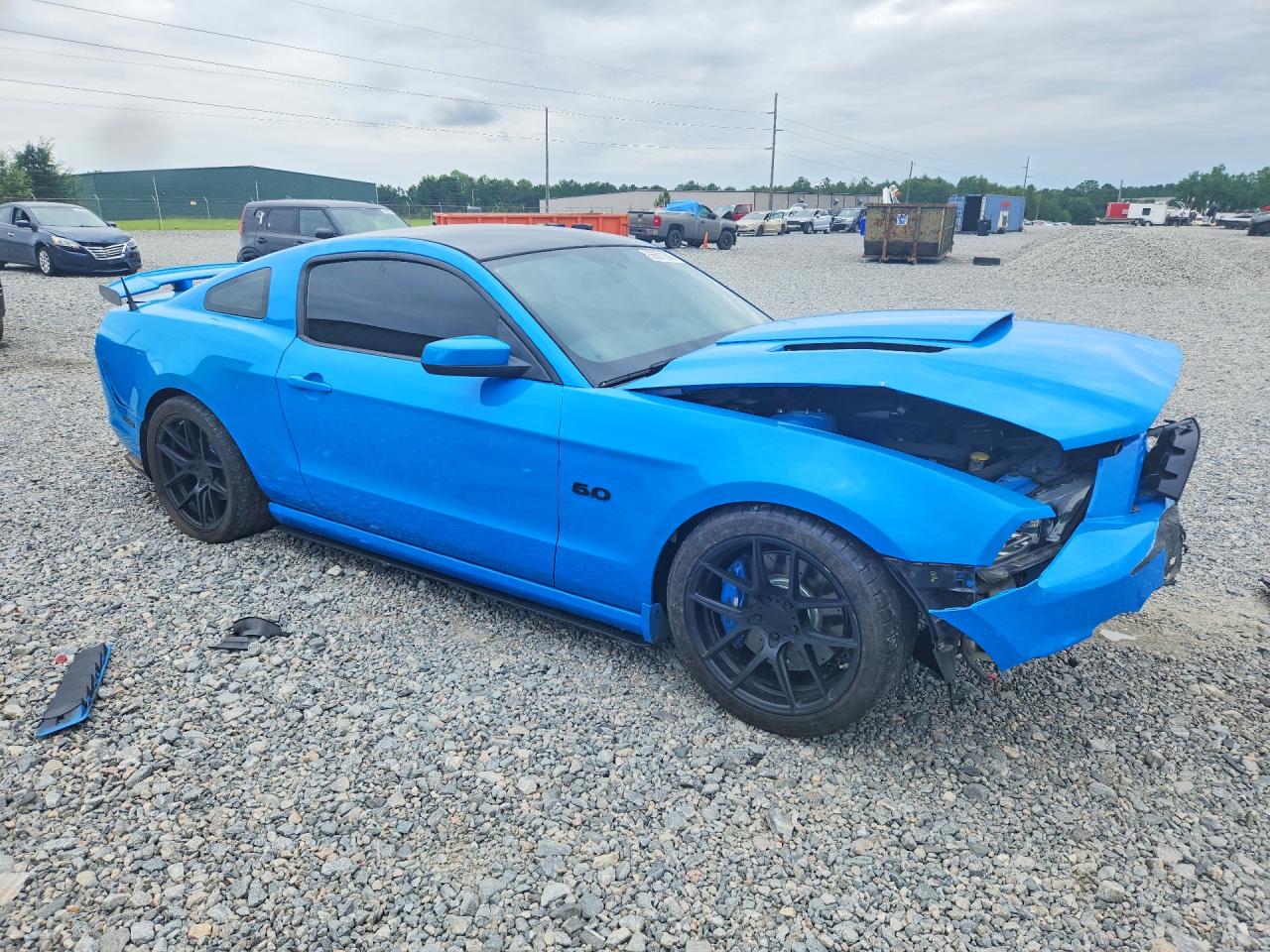 2013 Ford Mustang Gt Blue vin: 1ZVBP8CF8D5248831