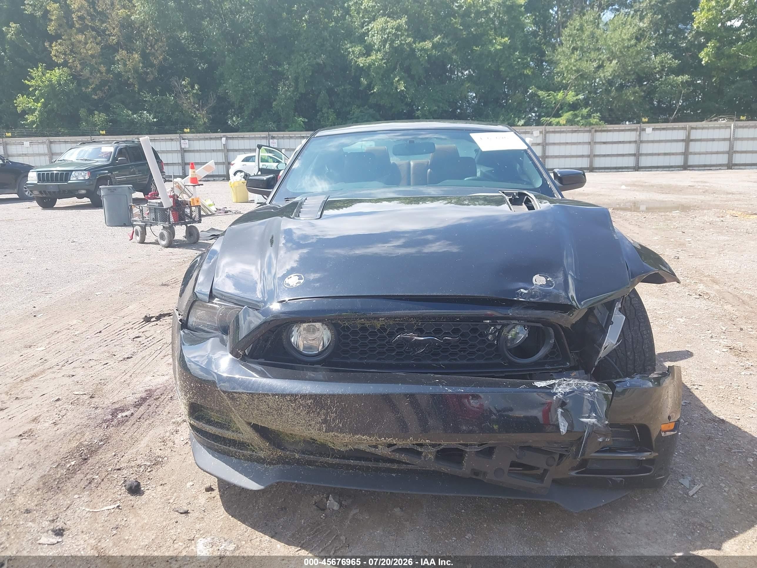 2013 Ford Mustang Gt Premium Black vin: 1ZVBP8CF8D5284809