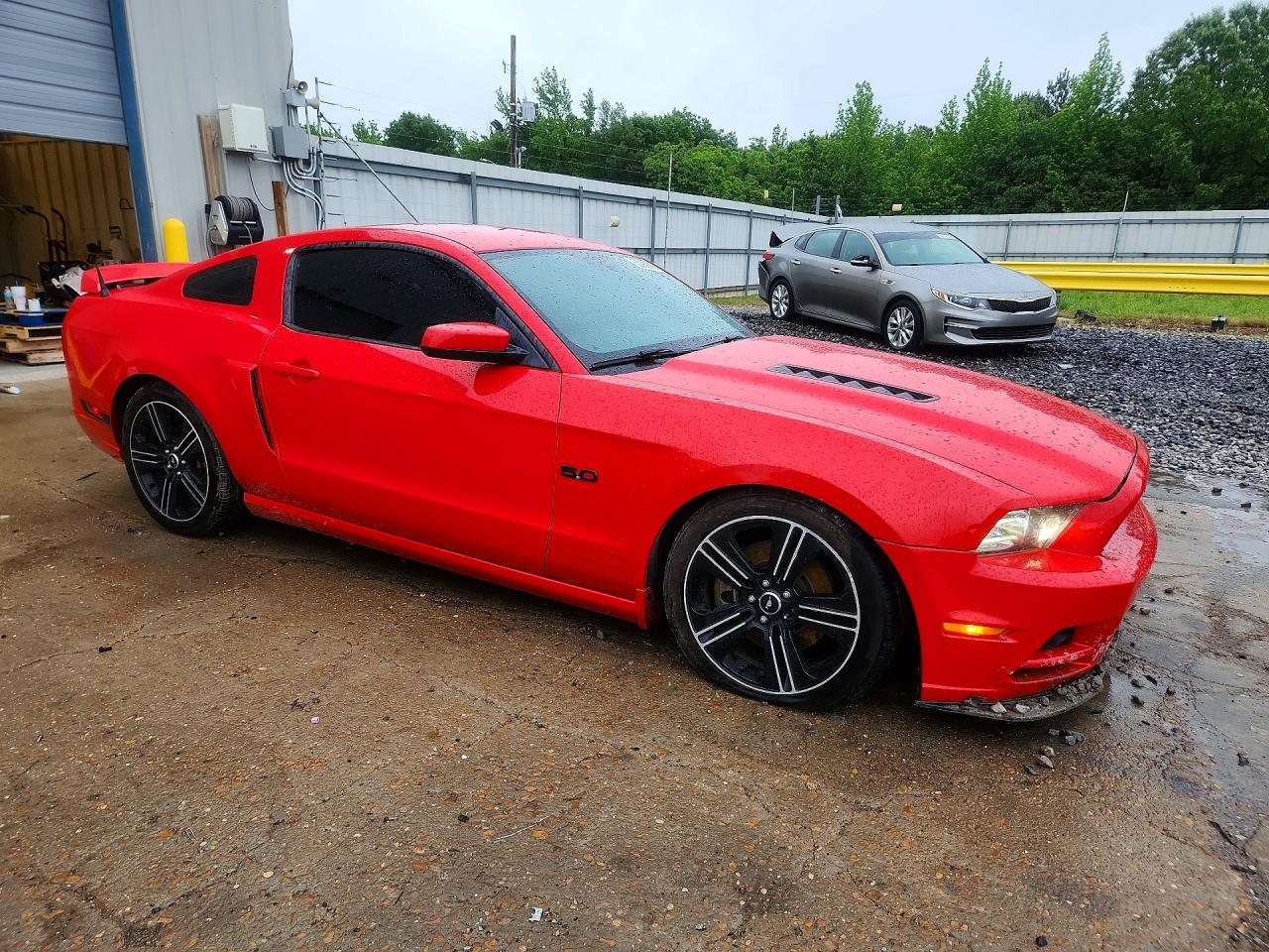 2014 Ford Mustang Gt Red vin: 1ZVBP8CF8E5228919