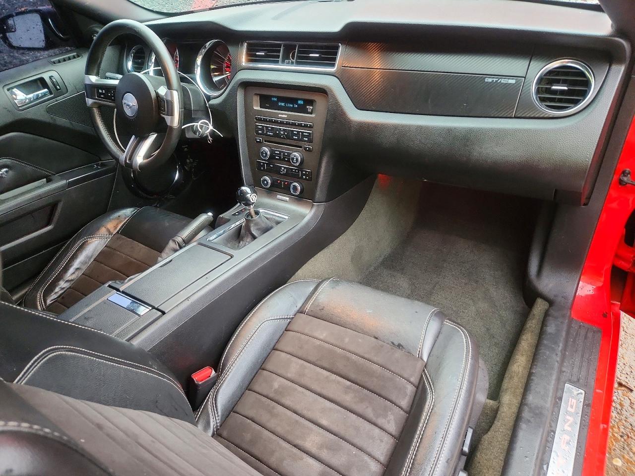2014 Ford Mustang Gt Red vin: 1ZVBP8CF8E5228919