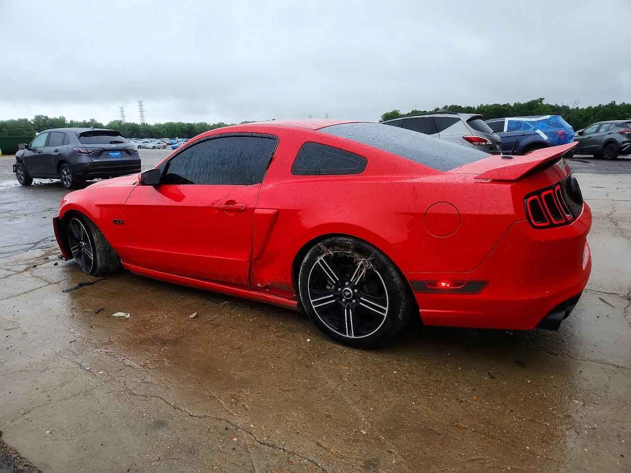 2014 Ford Mustang Gt Red vin: 1ZVBP8CF8E5228919